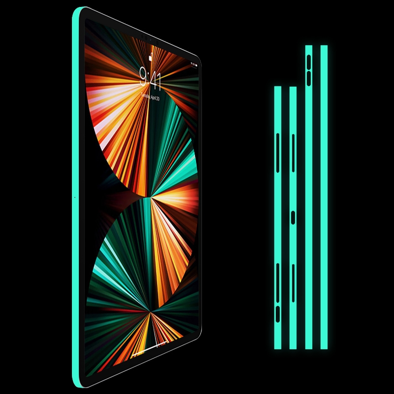 Tablet Side Frame Luminous Protective Film For iPad Pro 12.9 inch 2021 4G Version Tablet Side Frame Luminous Protective Film For iPad Pro 12.9 inch 2021 4G Version