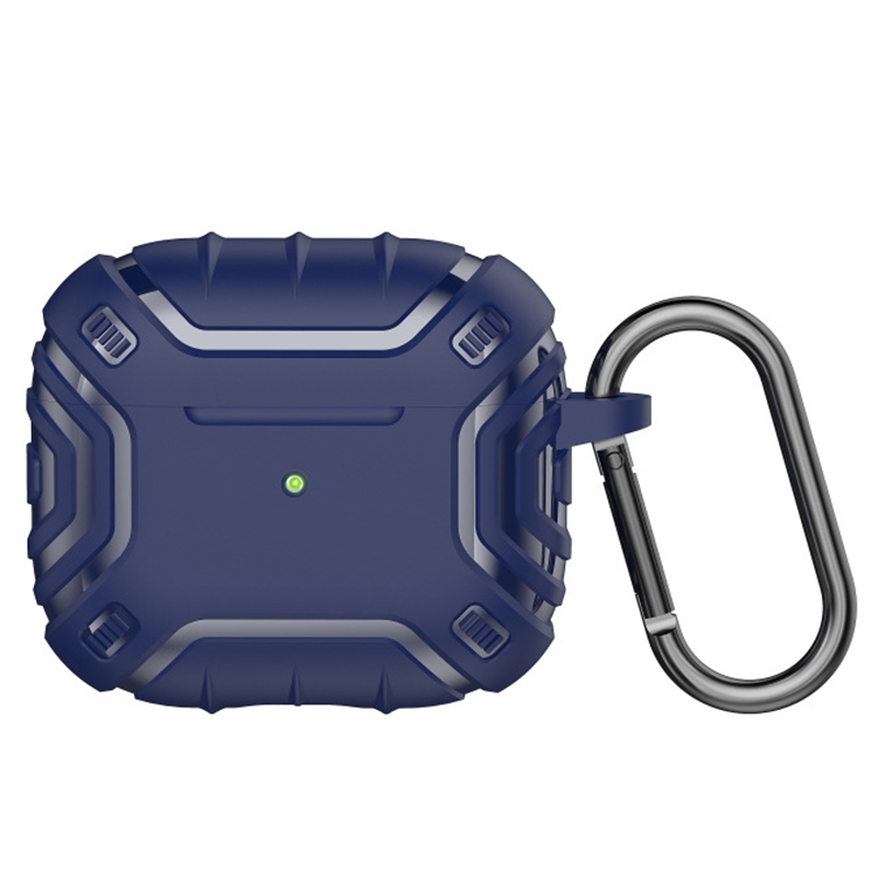 Alien TPU Anti-fall Earphone Protective Case with Hook For AirPods 3(Blue) Alien TPU Anti-fall Earphone Protective Case with Hook For AirPods 3(Blue)