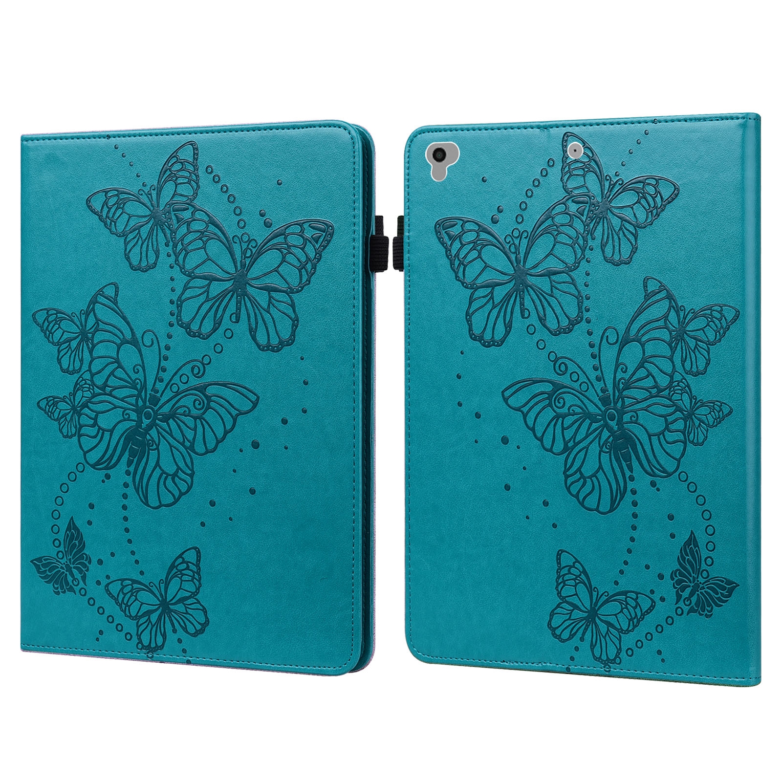 Embossed Butterfly Pattern Horizontal Flip Leather Tablet Case For iPad 9.7 (2018/2017) / Air 2 / Air(Blue) Embossed Butterfly Pattern Horizontal Flip Leather Tablet Case For iPad 9.7 (2018/2017) / Air 2 / Air(Blue)
