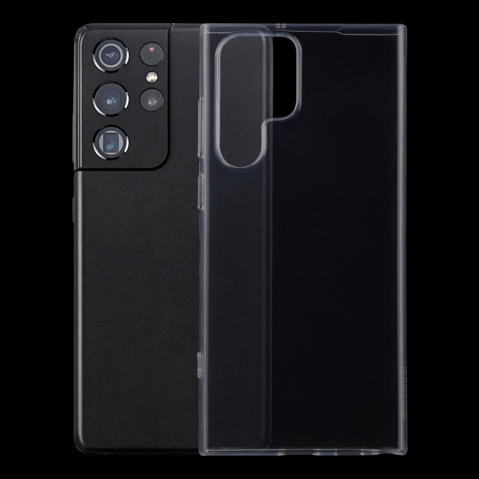For Samsung Galaxy S22 Ultra 5G 0.75mm Ultra-thin Transparent TPU Soft Protective Case For Samsung Galaxy S22 Ultra 5G 0.75mm Ultra-thin Transparent TPU Soft Protective Case