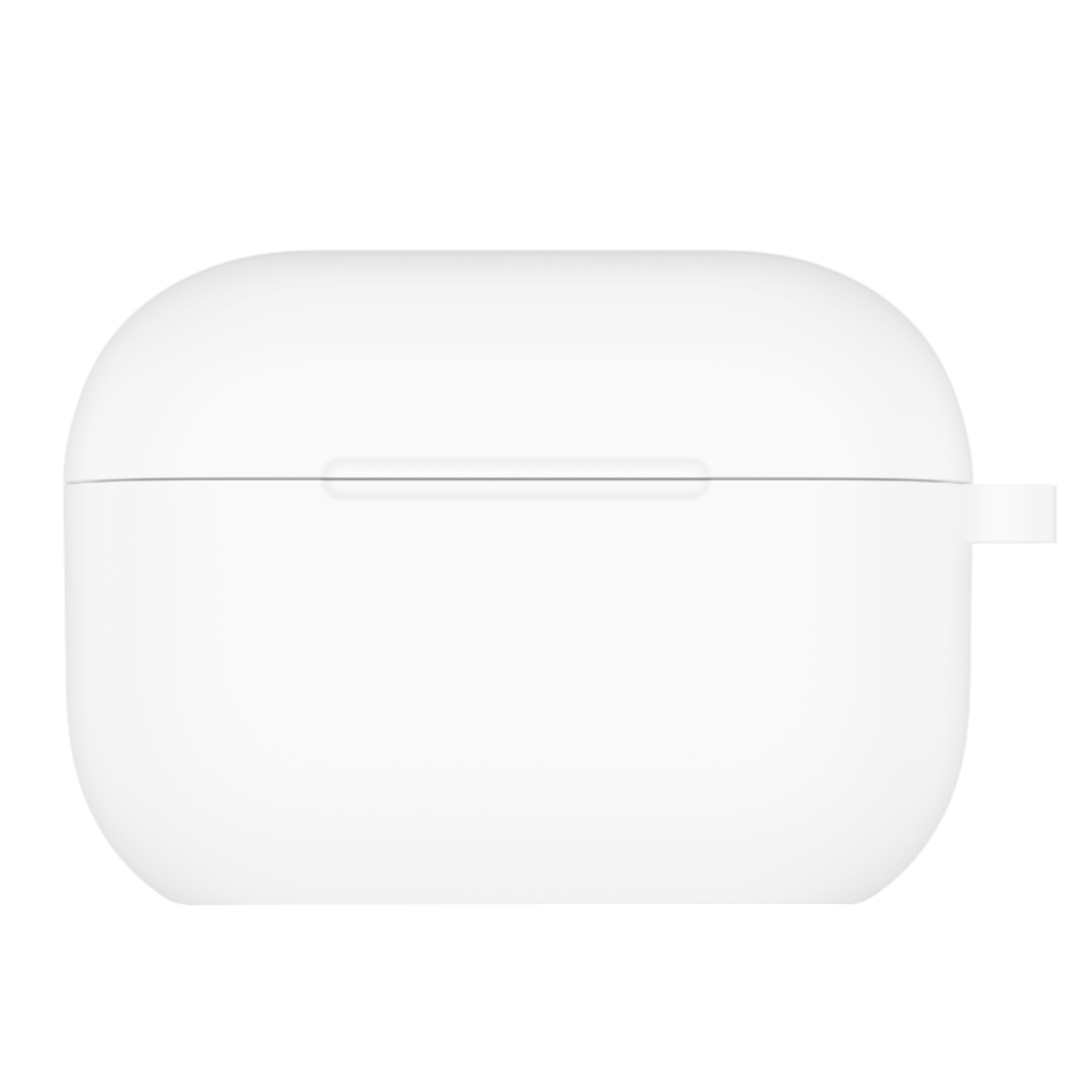 For AirPods Pro Thicken Silicone Flat Bottom Earphone Protective Case(White) For AirPods Pro Thicken Silicone Flat Bottom Earphone Protective Case(White)