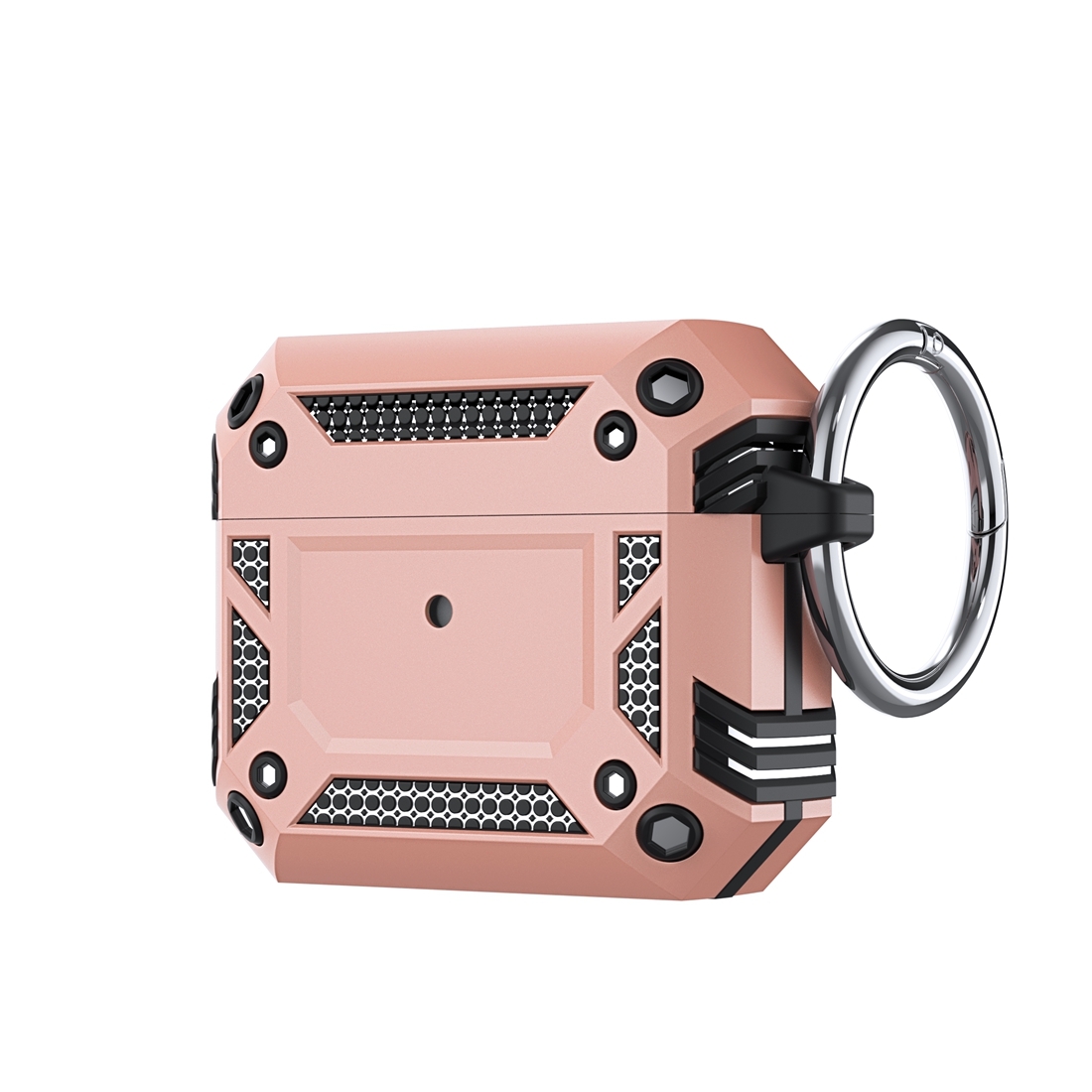 TPU + PC Anti-fall Earphones Case with Hook For AirPods 3(Pink) TPU + PC Anti-fall Earphones Case with Hook For AirPods 3(Pink)