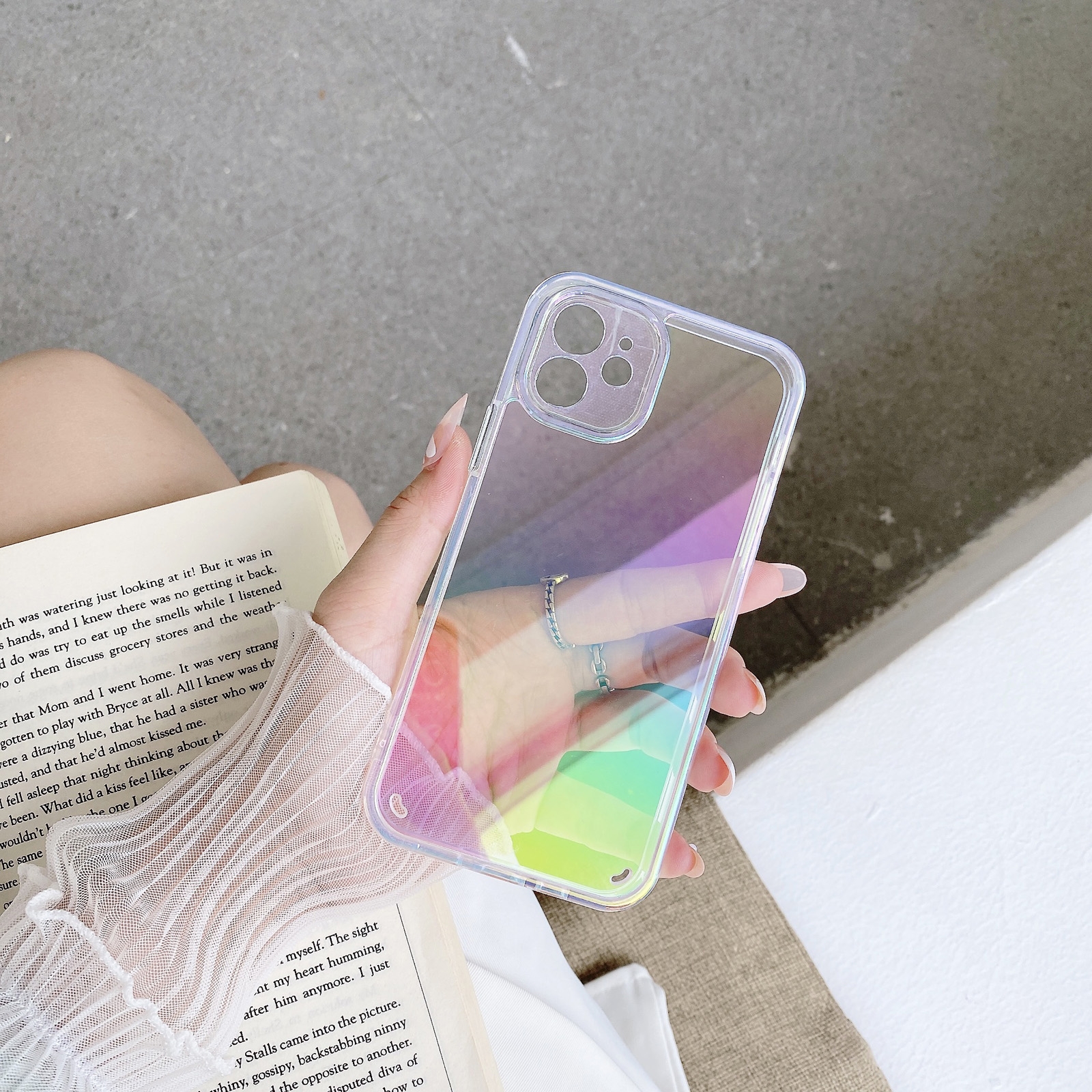 For iPhone 11 Pro 2 in 1 TPU + PC Colorful Plating Phone Case 