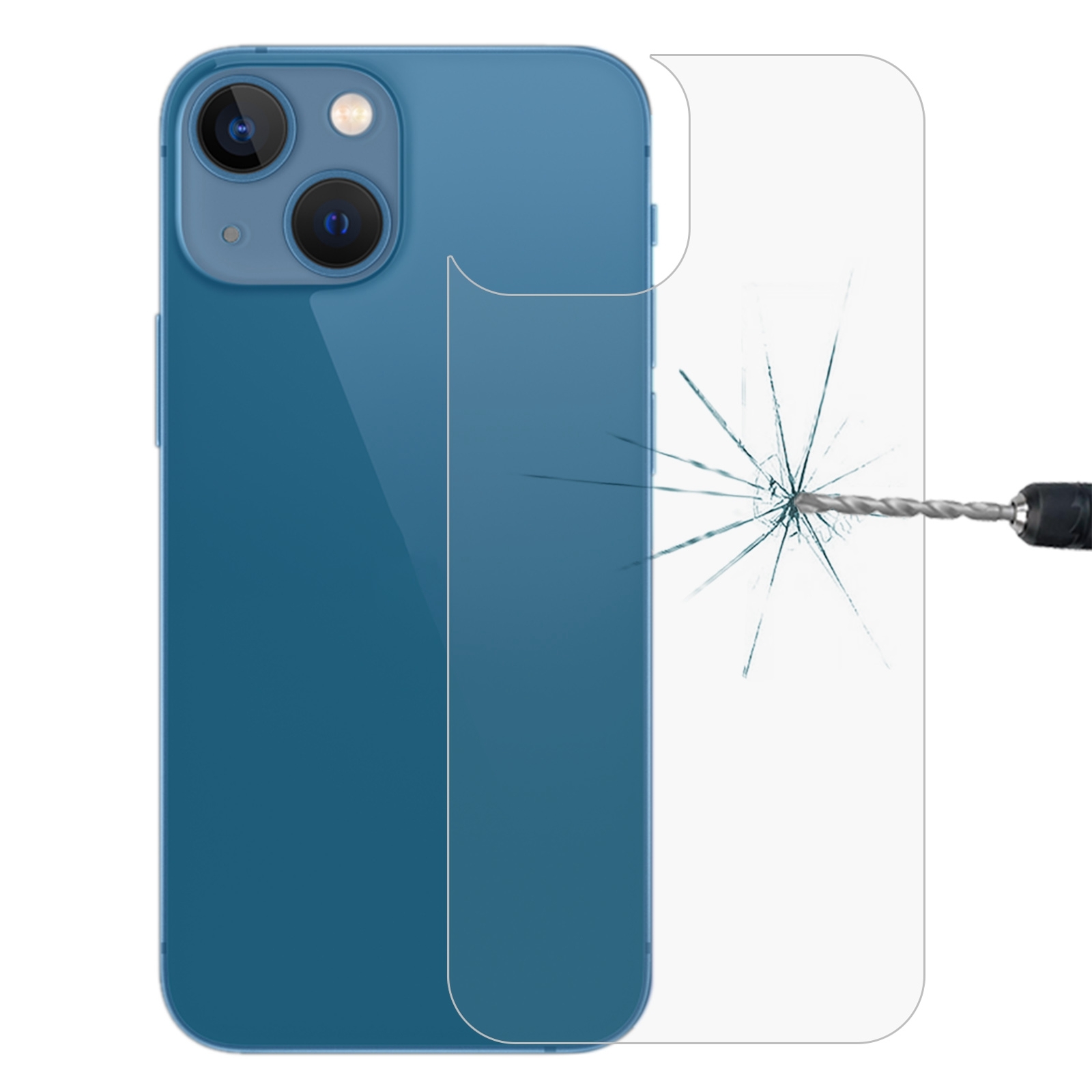 For iPhone 13 0.26mm 9H 2.5D Tempered Glass Back Film For iPhone 13 0.26mm 9H 2.5D Tempered Glass Back Film
