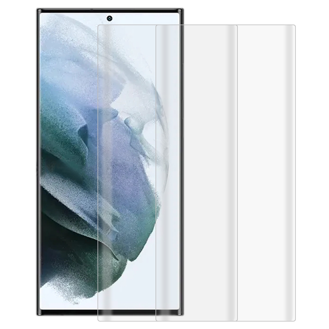 For Samsung Galaxy S22 Ultra 5G 2pcs 3D Curved Silk-screen PET Full Coverage Protective Film(Transparent) For Samsung Galaxy S22 Ultra 5G 2pcs 3D Curved Silk-screen PET Full Coverage Protective Film(Transparent)