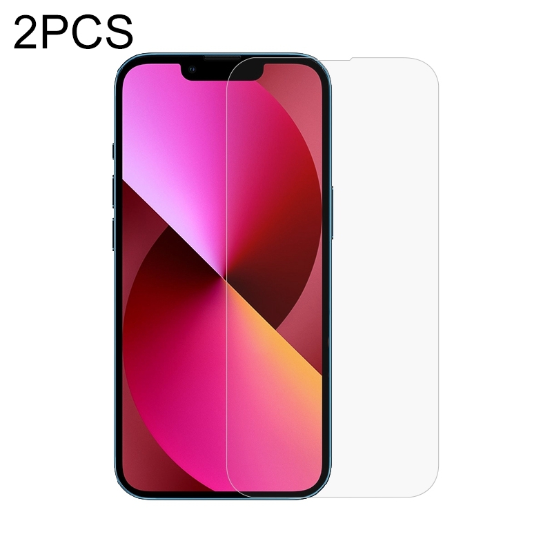 For iPhone 13 2pcs ROCK 0.33mm HD Boundless Tempered Glass Film For iPhone 13 2pcs ROCK 0.33mm HD Boundless Tempered Glass Film