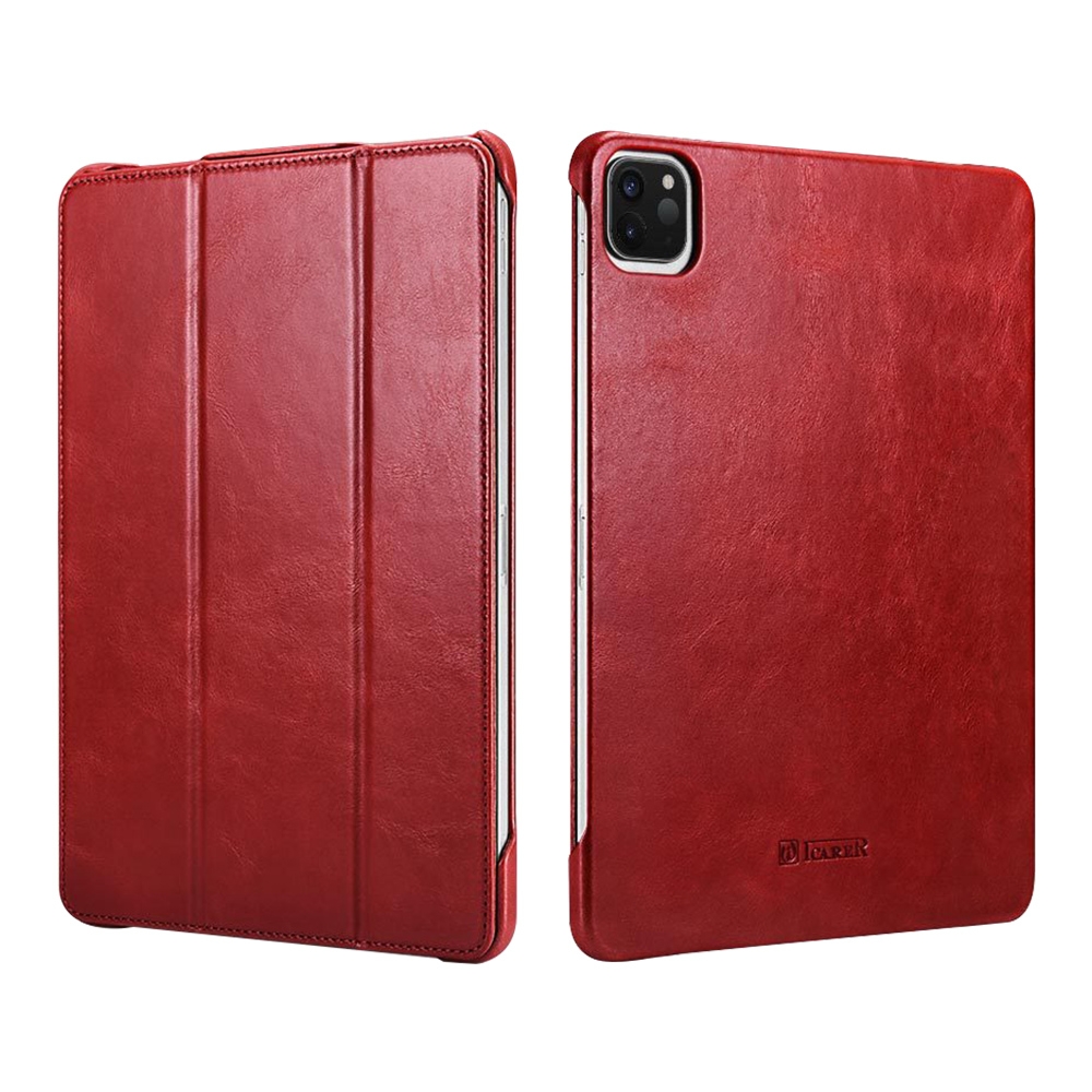 For iPad Pro 11 inch 2020 ICARER Smart Ultra-thin Tablet Protective Leather Case(Red) For iPad Pro 11 inch 2020 ICARER Smart Ultra-thin Tablet Protective Leather Case(Red)
