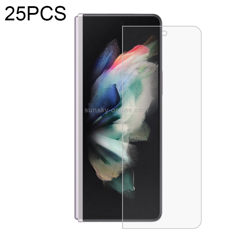 For Samsung Galaxy Z Fold3 5G 25 PCS Full Screen Protector Explosion-proof Hydrogel Film(Front Screen)