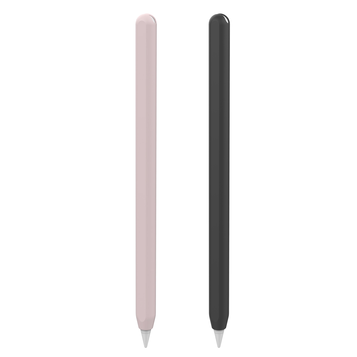 2 PCS / Set Stoyobe Silicone Protective Case Cover For Apple Pencil Pro / 2(Pink+Black) 2 PCS / Set Stoyobe Silicone Protective Case Cover For Apple Pencil Pro / 2(Pink+Black)
