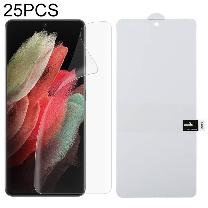 For Samsung Galaxy S22 Ultra 5G 25pcs Full Screen Protector Explosion-proof Hydrogel Film For Samsung Galaxy S22 Ultra 5G 25pcs Full Screen Protector Explosion-proof Hydrogel Film