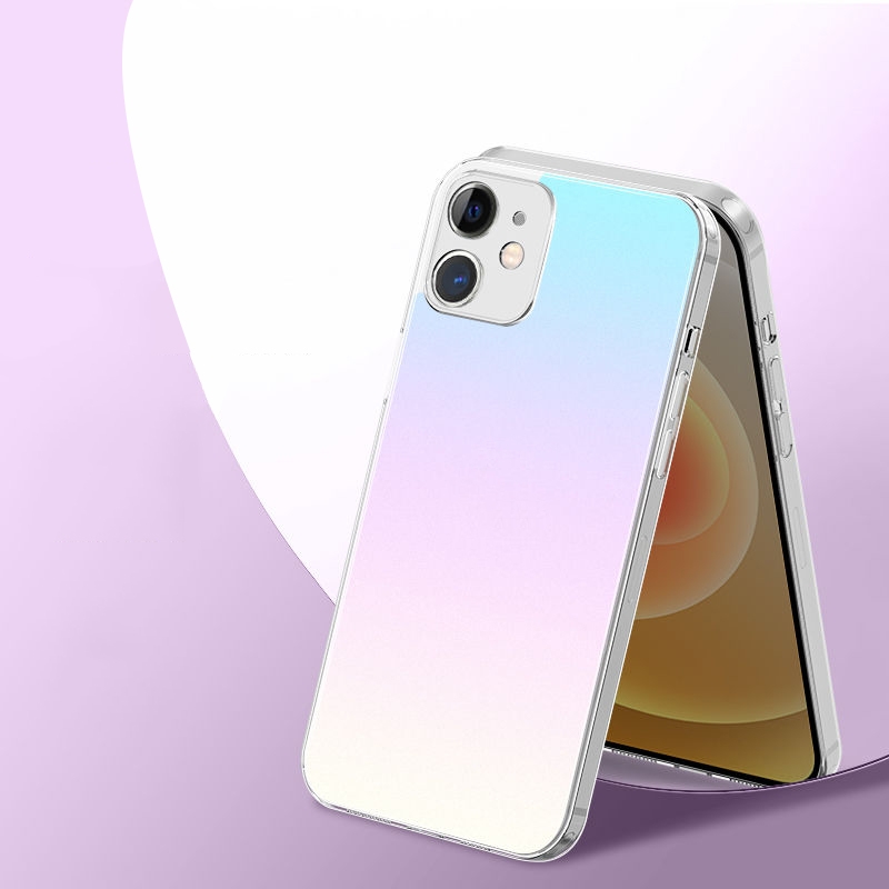For iPhone 13 mini CAFELE Ice Color Series Frosted Aurora Gradient PC Phone Case (Transparent) For iPhone 13 mini CAFELE Ice Color Series Frosted Aurora Gradient PC Phone Case (Transparent)