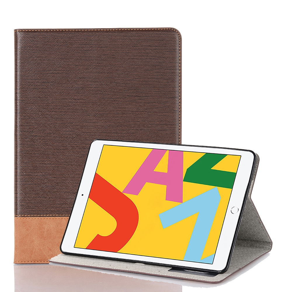 For iPad 10.2 / 10.5 Cross Texture Horizontal Flip PU Leather Case with Holder & Card Slots & Wallet(Coffee) For iPad 10.2 / 10.5 Cross Texture Horizontal Flip PU Leather Case with Holder & Card Slots & Wallet(Coffee)