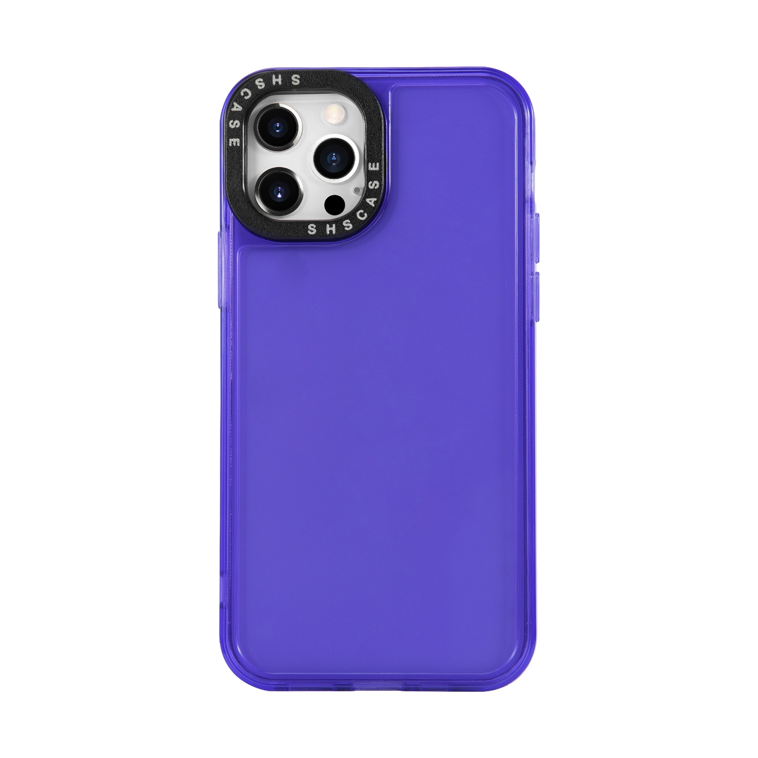 For iPhone 13 mini Black Lens Frame Transparent TPU Phone Case (Blue) For iPhone 13 mini Black Lens Frame Transparent TPU Phone Case (Blue)