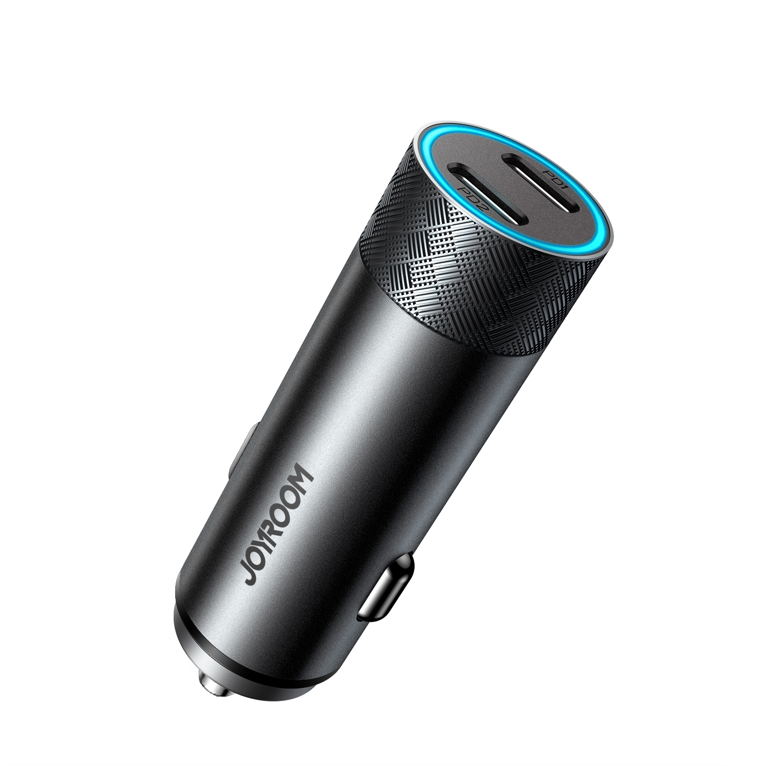 JOYROOM JR-CL13 Aurora Series 50W Dual PD USB-C / Type-C Port Car Charger(Gray) JOYROOM JR-CL13 Aurora Series 50W Dual PD USB-C / Type-C Port Car Charger(Gray)