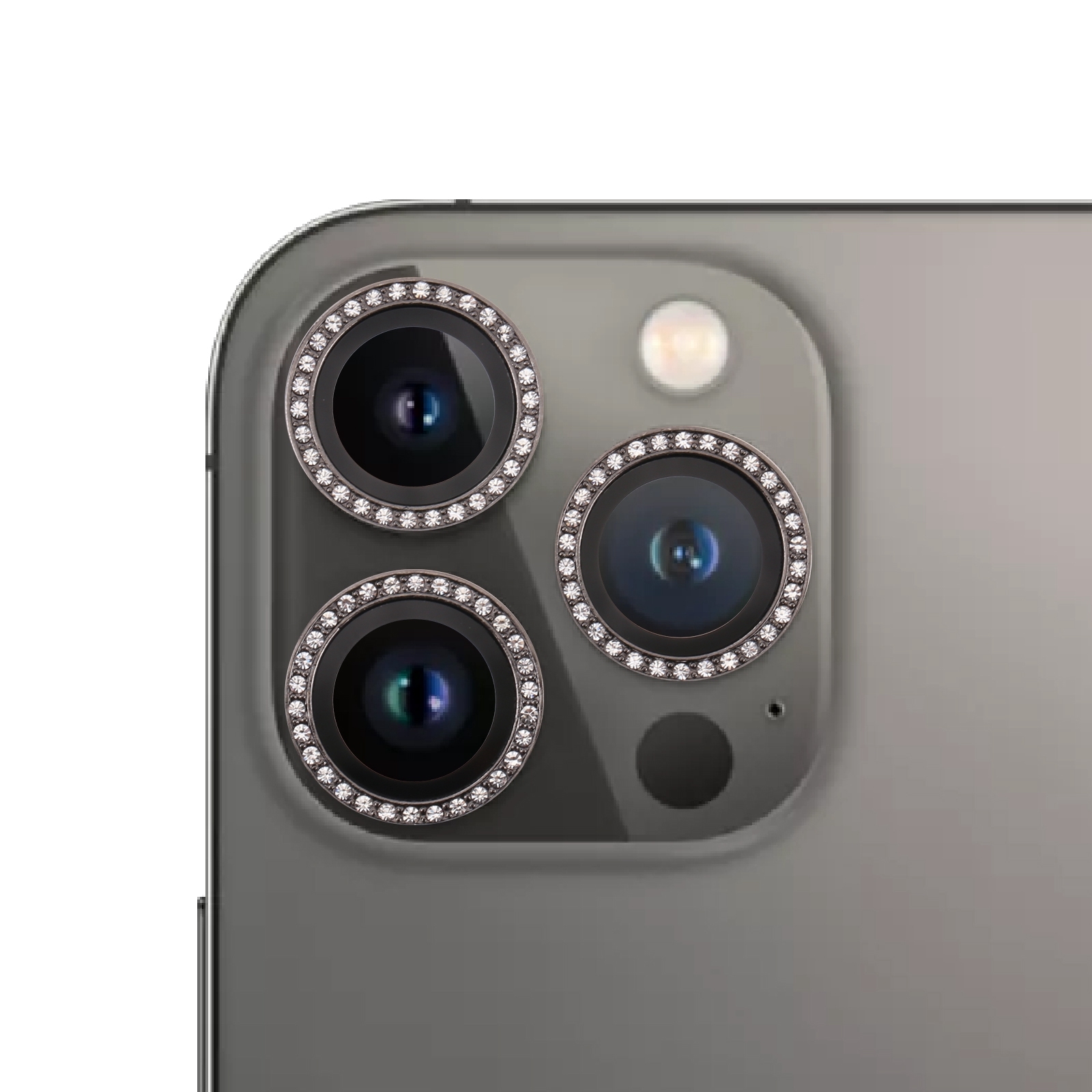 For iPhone 13 Pro Max / 13 Pro 9H Point Drill Camera Lens Protector Ring(Black) For iPhone 13 Pro Max / 13 Pro 9H Point Drill Camera Lens Protector Ring(Black)