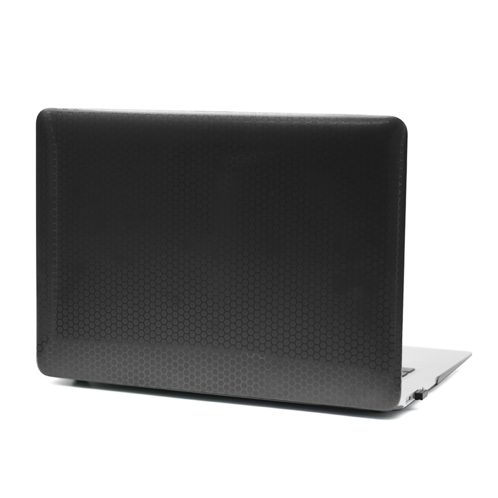 For MacBook Air 13.3 inch A1932 / A2179 / A2337 Laptop Plastic Honeycomb Protective Case(Black) For MacBook Air 13.3 inch A1932 / A2179 / A2337 Laptop Plastic Honeycomb Protective Case(Black)