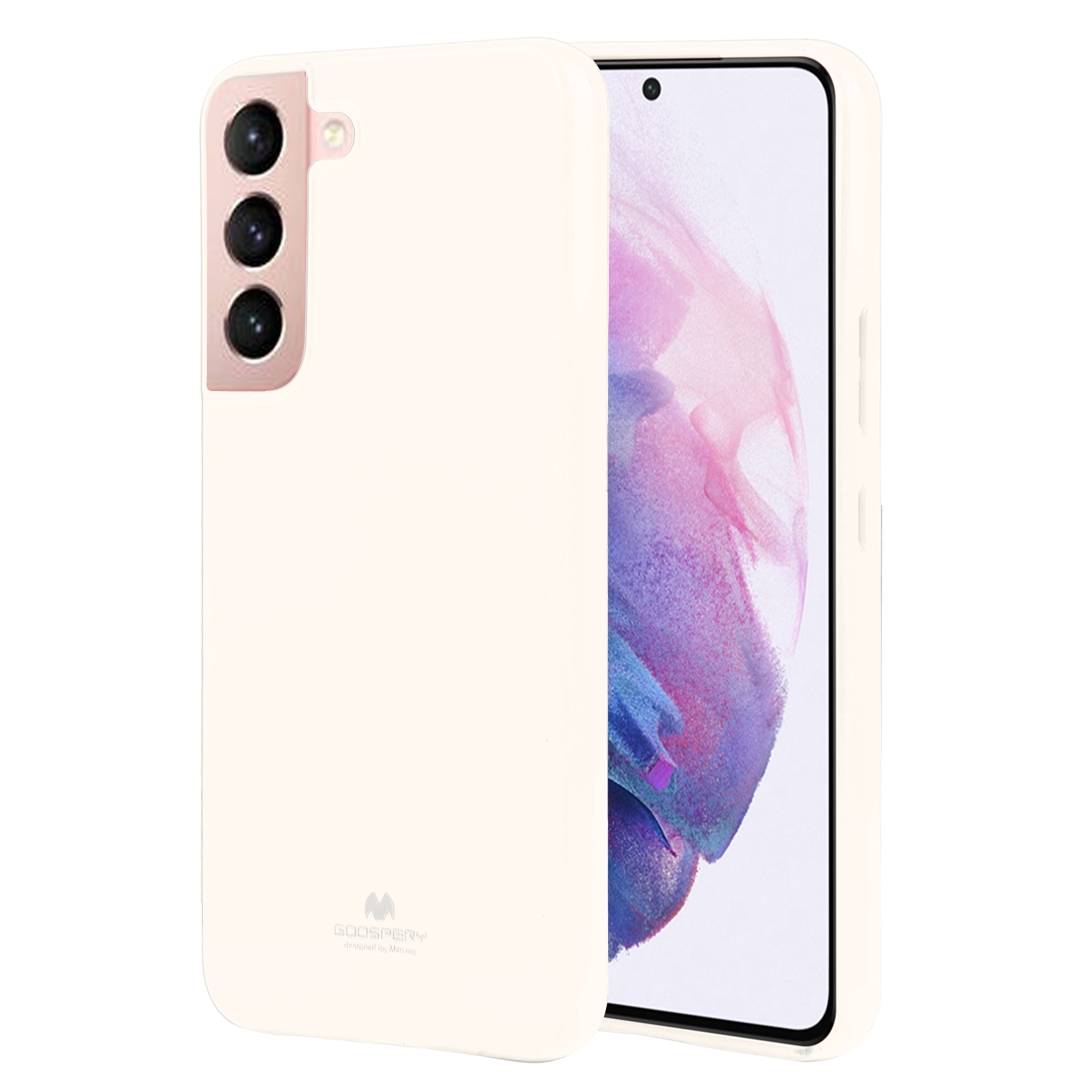 For Samsung Galaxy S22+ 5G GOOSPERY PEARL JELLY Shockproof TPU Phone Case(White) For Samsung Galaxy S22+ 5G GOOSPERY PEARL JELLY Shockproof TPU Phone Case(White)