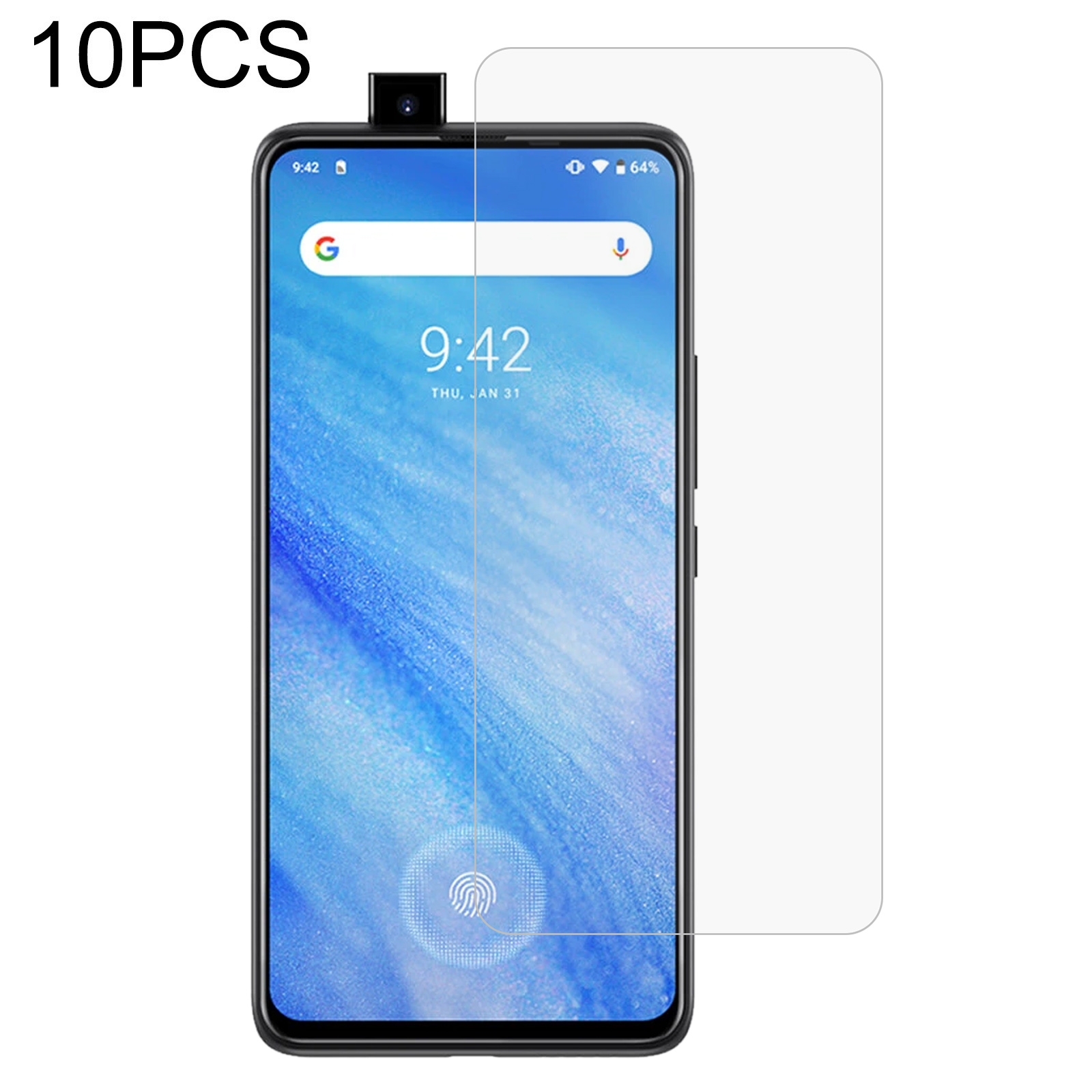 10 PCS 0.26mm 9H 2.5D Tempered Glass Film For UMIDIGI S5 Pro