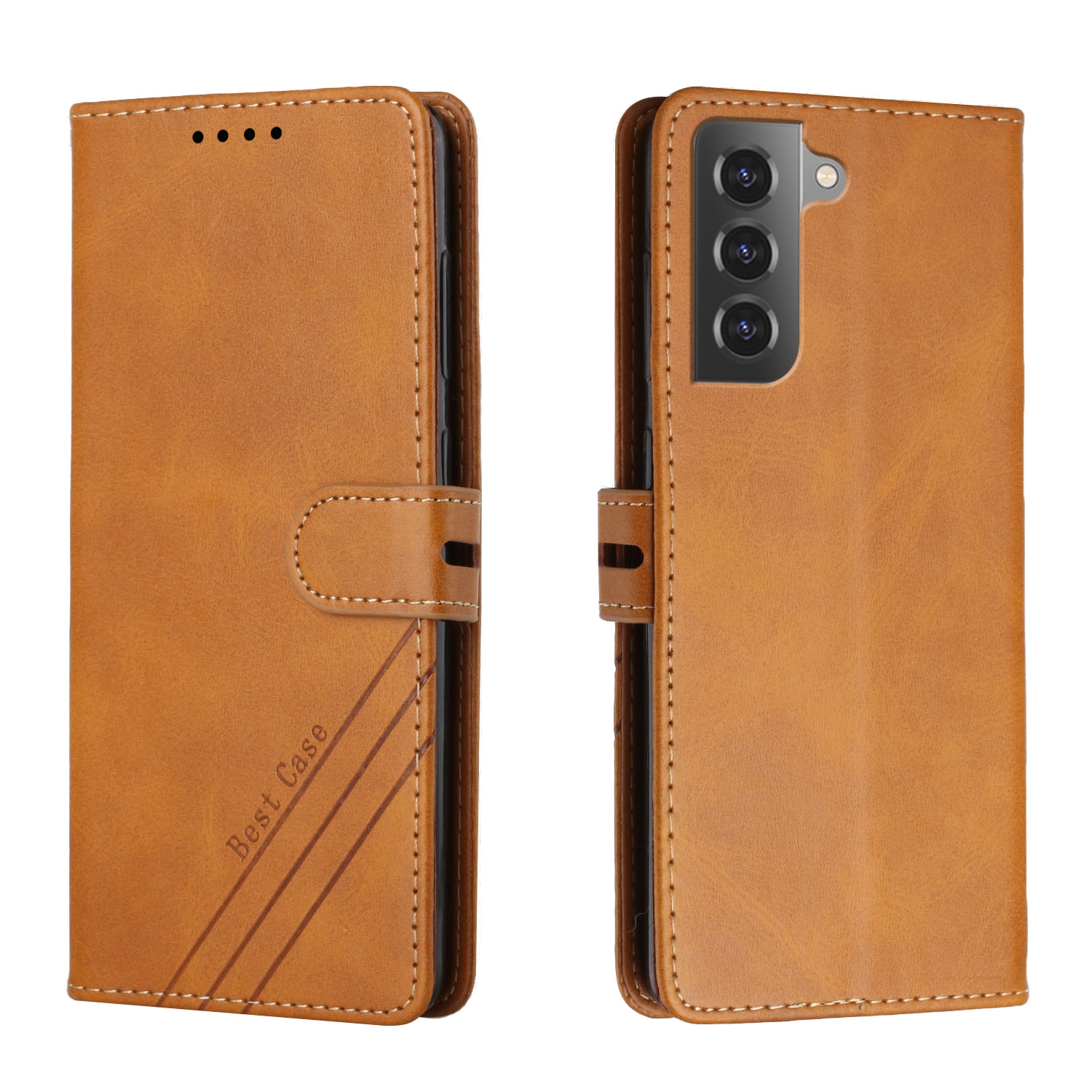 For Samsung Galaxy S22 5G Cow Texture Leather Phone Case(Yellow) For Samsung Galaxy S22 5G Cow Texture Leather Phone Case(Yellow)