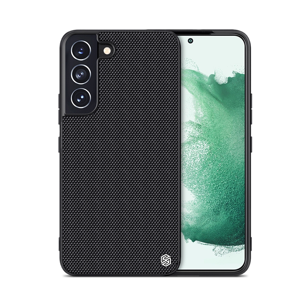 For Samsung Galaxy S22 5G NILLKIN 3D Textured Nylon Fiber TPU Phone Case(Black) For Samsung Galaxy S22 5G NILLKIN 3D Textured Nylon Fiber TPU Phone Case(Black)