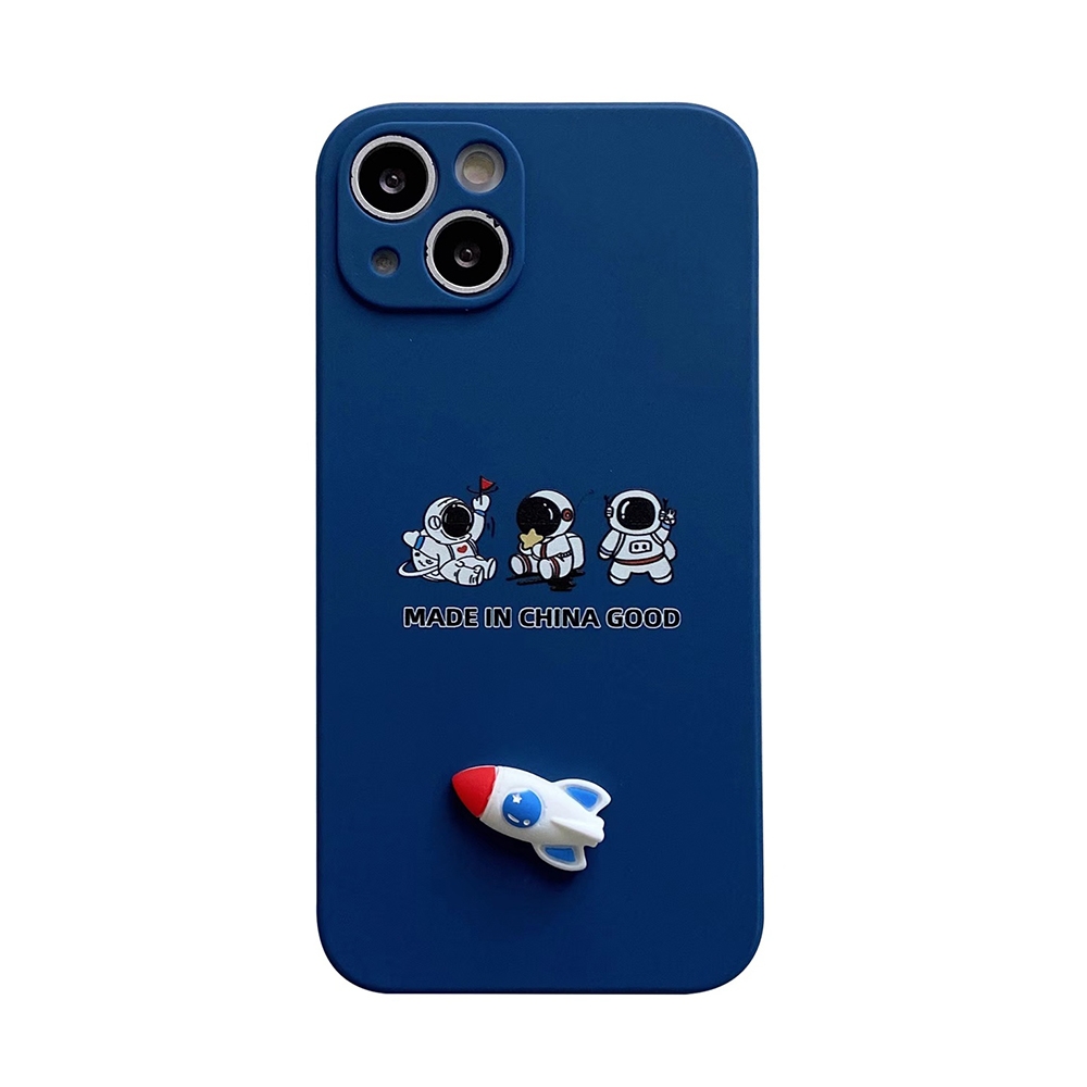 For iPhone 11 Aerospace Small Rocket TPU Phone Case (Blue) For iPhone 11 Aerospace Small Rocket TPU Phone Case (Blue)