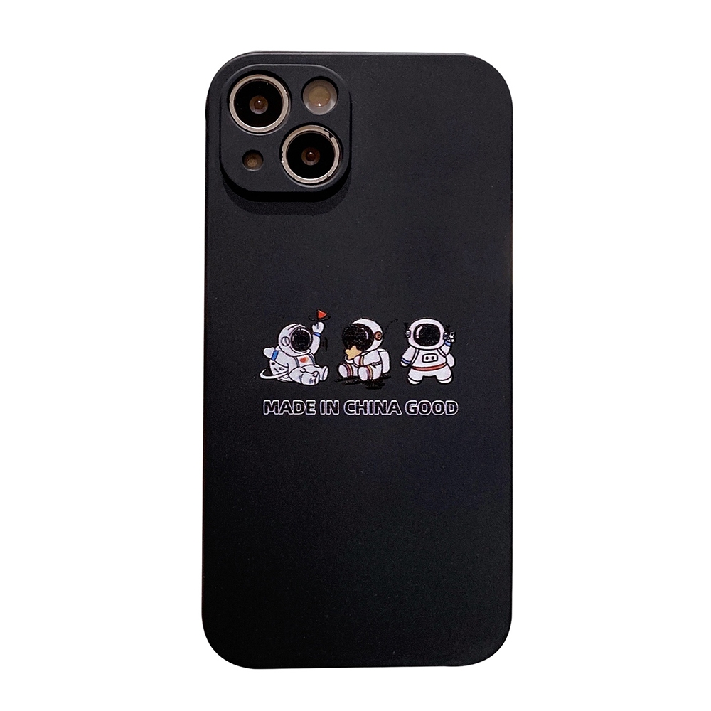 For iPhone 11 Pro Max Aerospace Pattern TPU Phone Case (Astronaut Buddy Black) For iPhone 11 Pro Max Aerospace Pattern TPU Phone Case (Astronaut Buddy Black)
