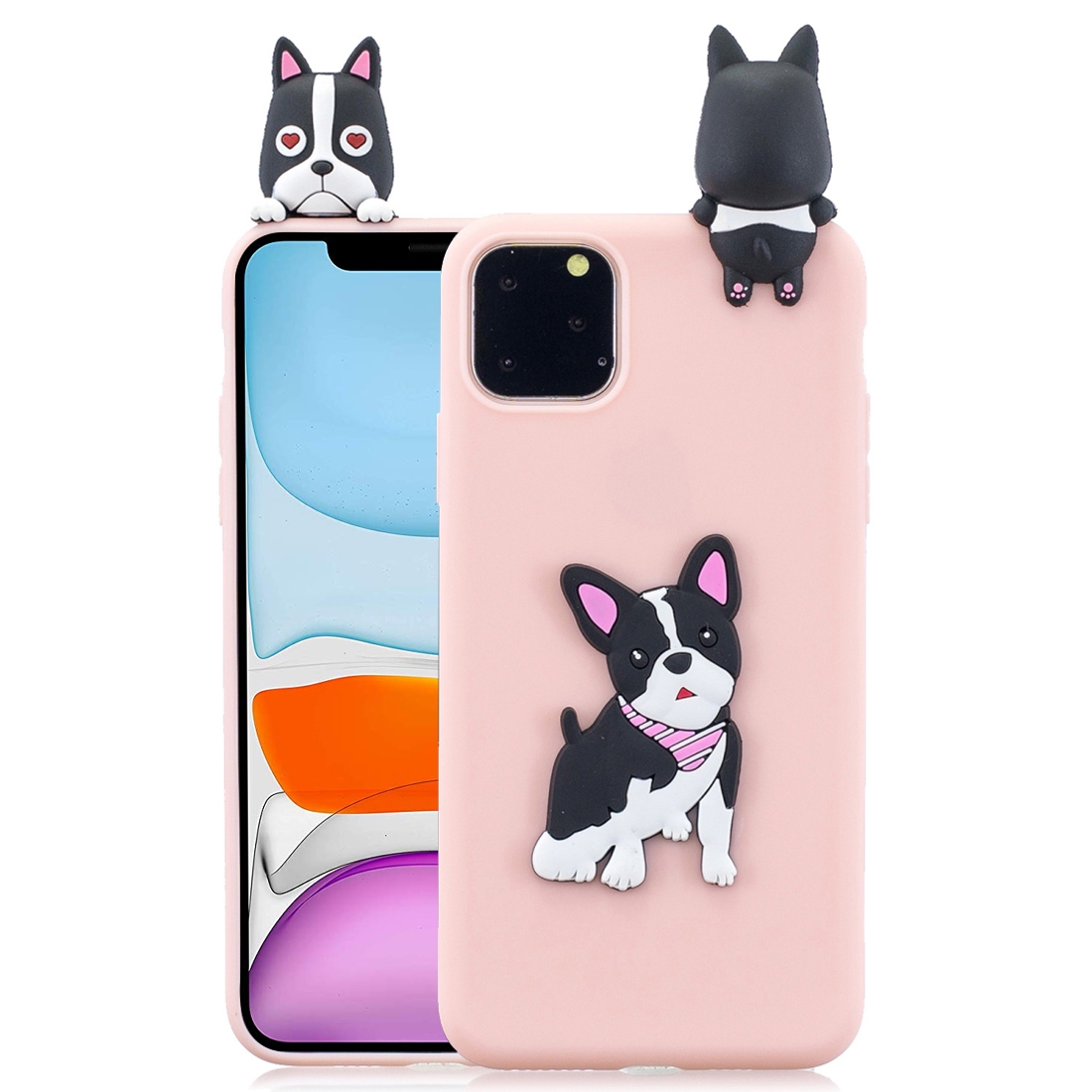 For iPhone 11 3D Cartoon Pattern Shockproof TPU Protective Case(Cute Dog) For iPhone 11 3D Cartoon Pattern Shockproof TPU Protective Case(Cute Dog)