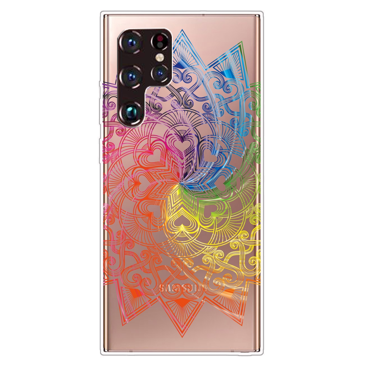 For Samsung Galaxy S22 Ultra 5G Gradient Lace Transparent TPU Phone Case(Whirlwind Colorful) For Samsung Galaxy S22 Ultra 5G Gradient Lace Transparent TPU Phone Case(Whirlwind Colorful)