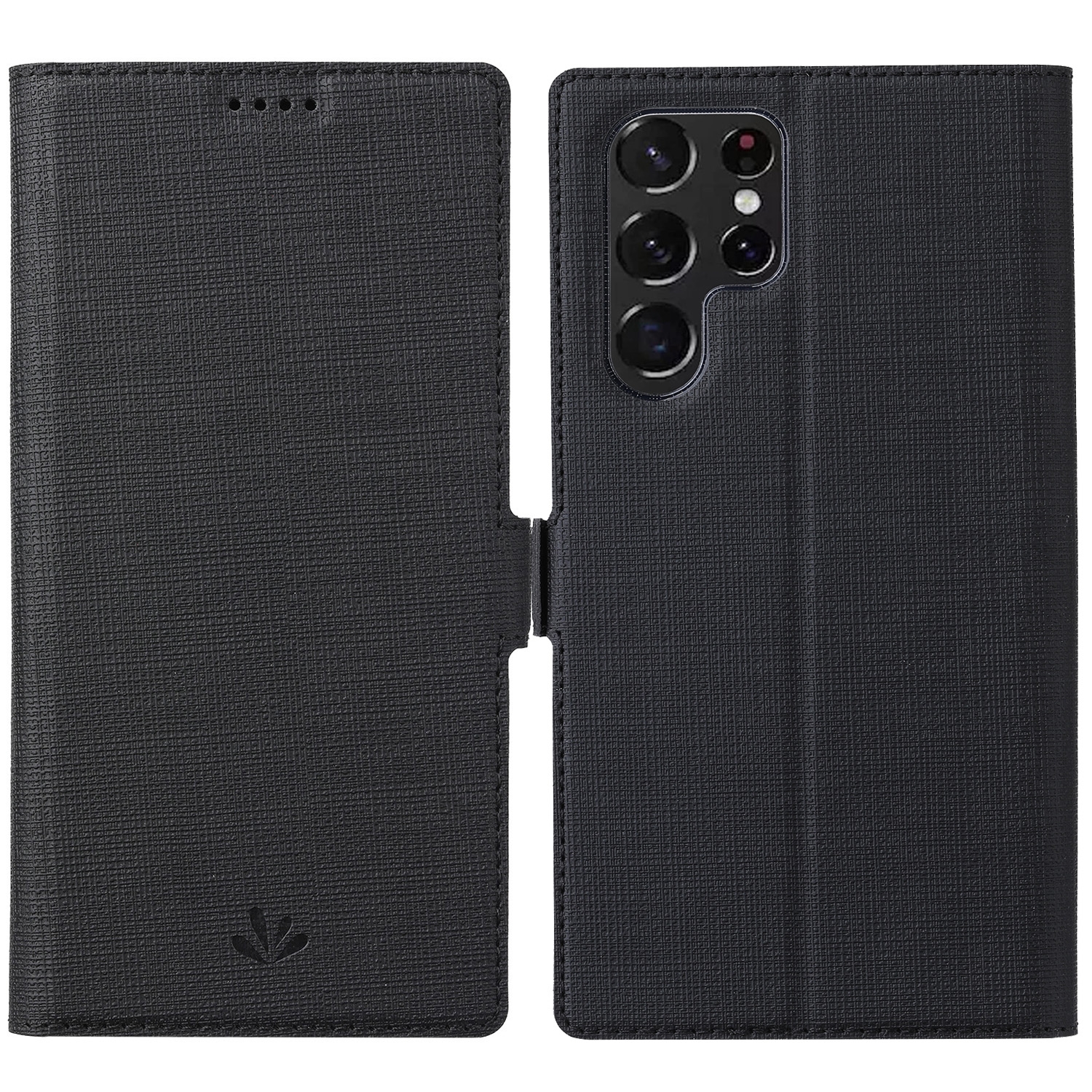 For Samsung Galaxy S22 Ultra 5G ViLi K Series Magnetic Buckle Leather Phone Case(Black) For Samsung Galaxy S22 Ultra 5G ViLi K Series Magnetic Buckle Leather Phone Case(Black)