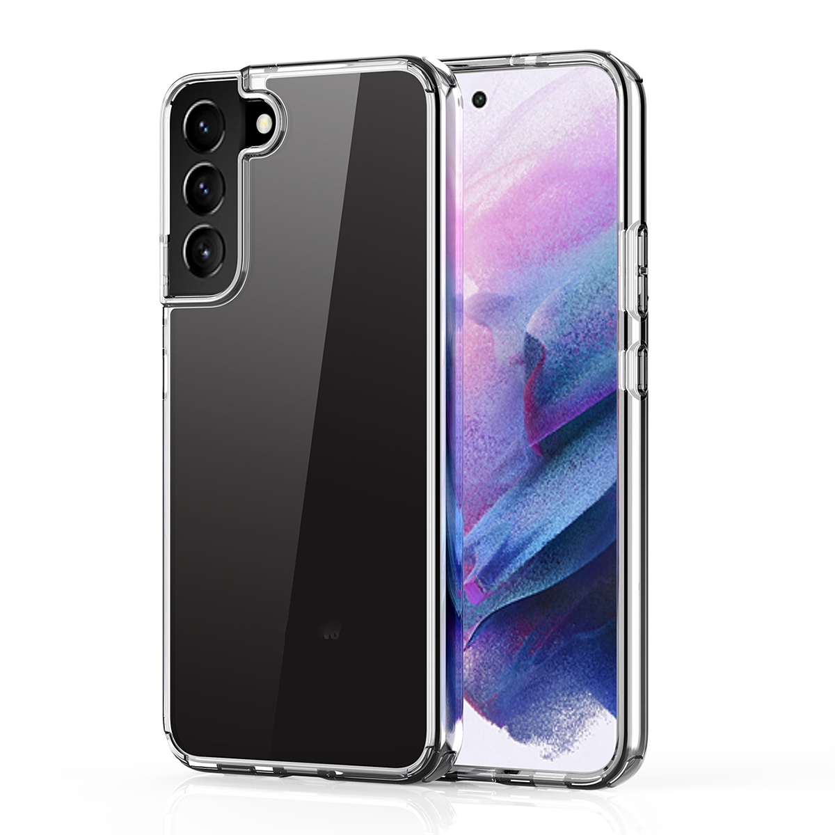 For Samsung Galaxy S22+ 5G Crystal Clear Series PC + TPU Phone Case(Transparent) For Samsung Galaxy S22+ 5G Crystal Clear Series PC + TPU Phone Case(Transparent)