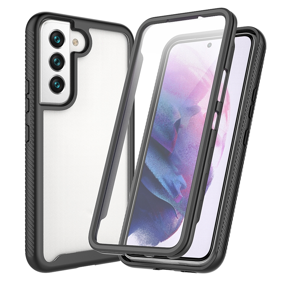 For Samsung Galaxy S22 5G Starry Sky Full Body Hybrid Shockproof Phone Case(Black) For Samsung Galaxy S22 5G Starry Sky Full Body Hybrid Shockproof Phone Case(Black)