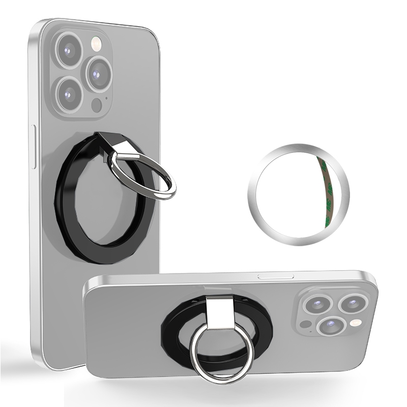 wlons Magnetic 360 Degree Rotatable Mobile Phone Ring Holder(Black) wlons Magnetic 360 Degree Rotatable Mobile Phone Ring Holder(Black)