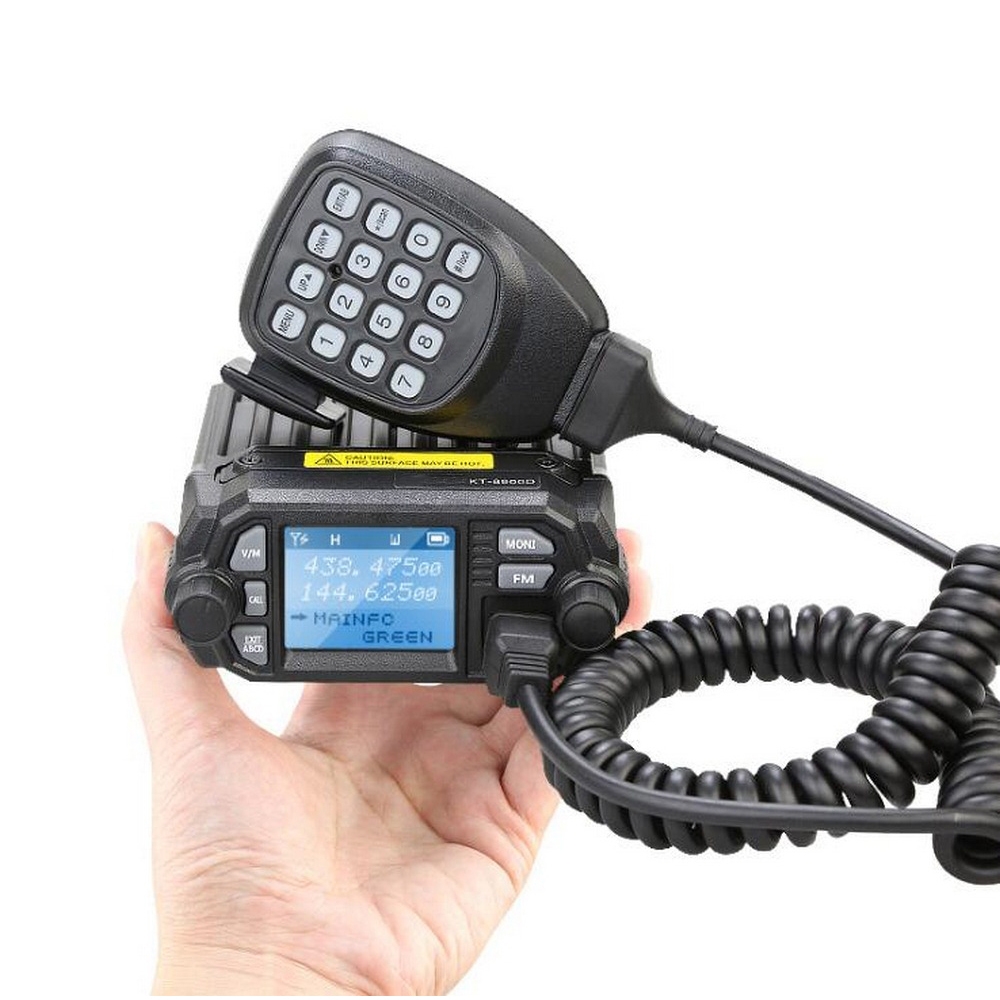 QYT KT-8900D Mini 25W Dual Band Mobile Radio Walkie Talkie for Car