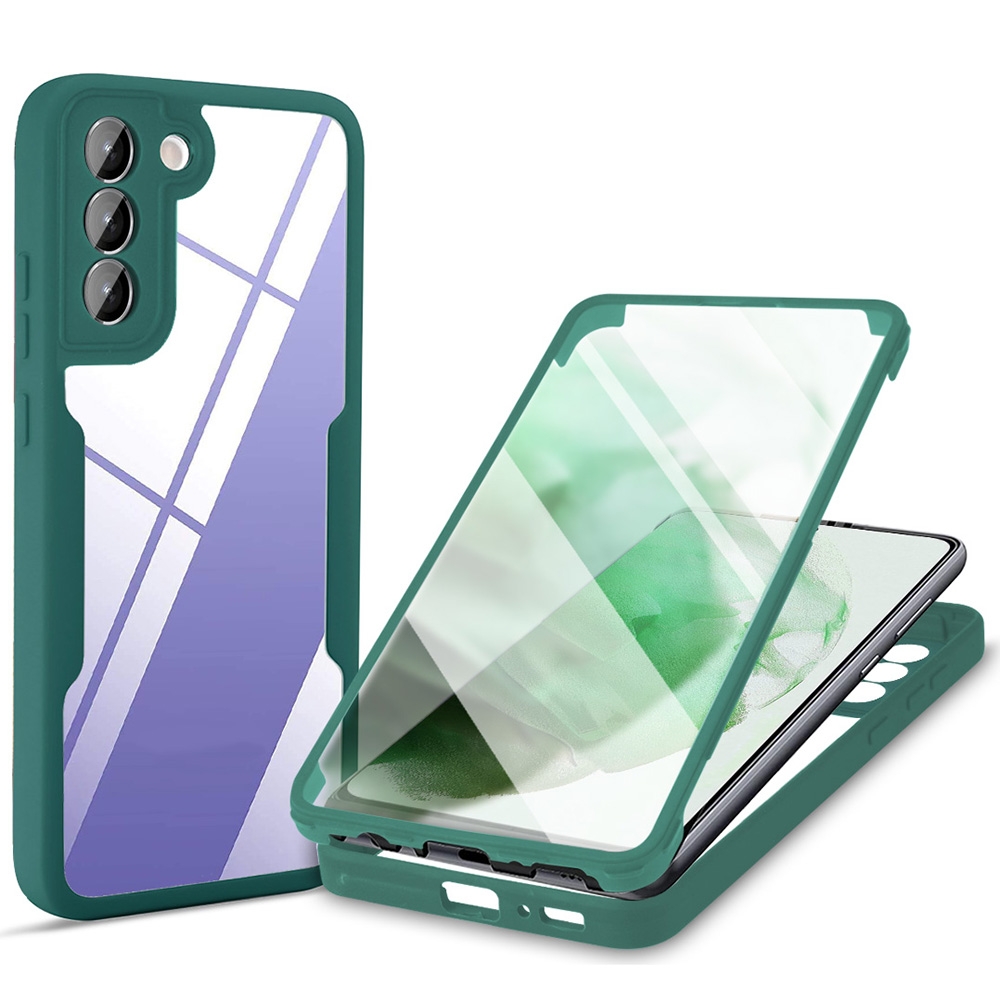 For Samsung Galaxy S22+ 5G Acrylic + TPU 360 Degrees Full Coverage Shockproof Phone Case(Green) For Samsung Galaxy S22+ 5G Acrylic + TPU 360 Degrees Full Coverage Shockproof Phone Case(Green)