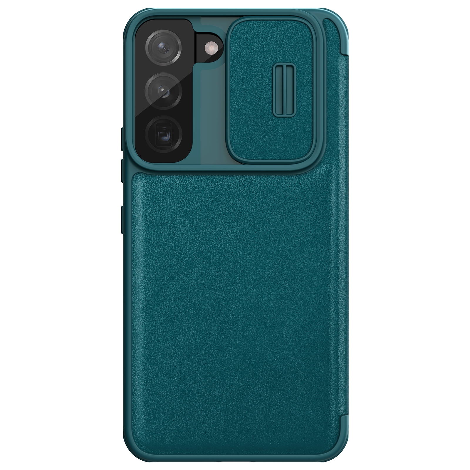For Samsung Galaxy S22 5G NILLKIN QIN Series Pro Sliding Camera Cover Design Leather Phone Case(Green) For Samsung Galaxy S22 5G NILLKIN QIN Series Pro Sliding Camera Cover Design Leather Phone Case(Green)