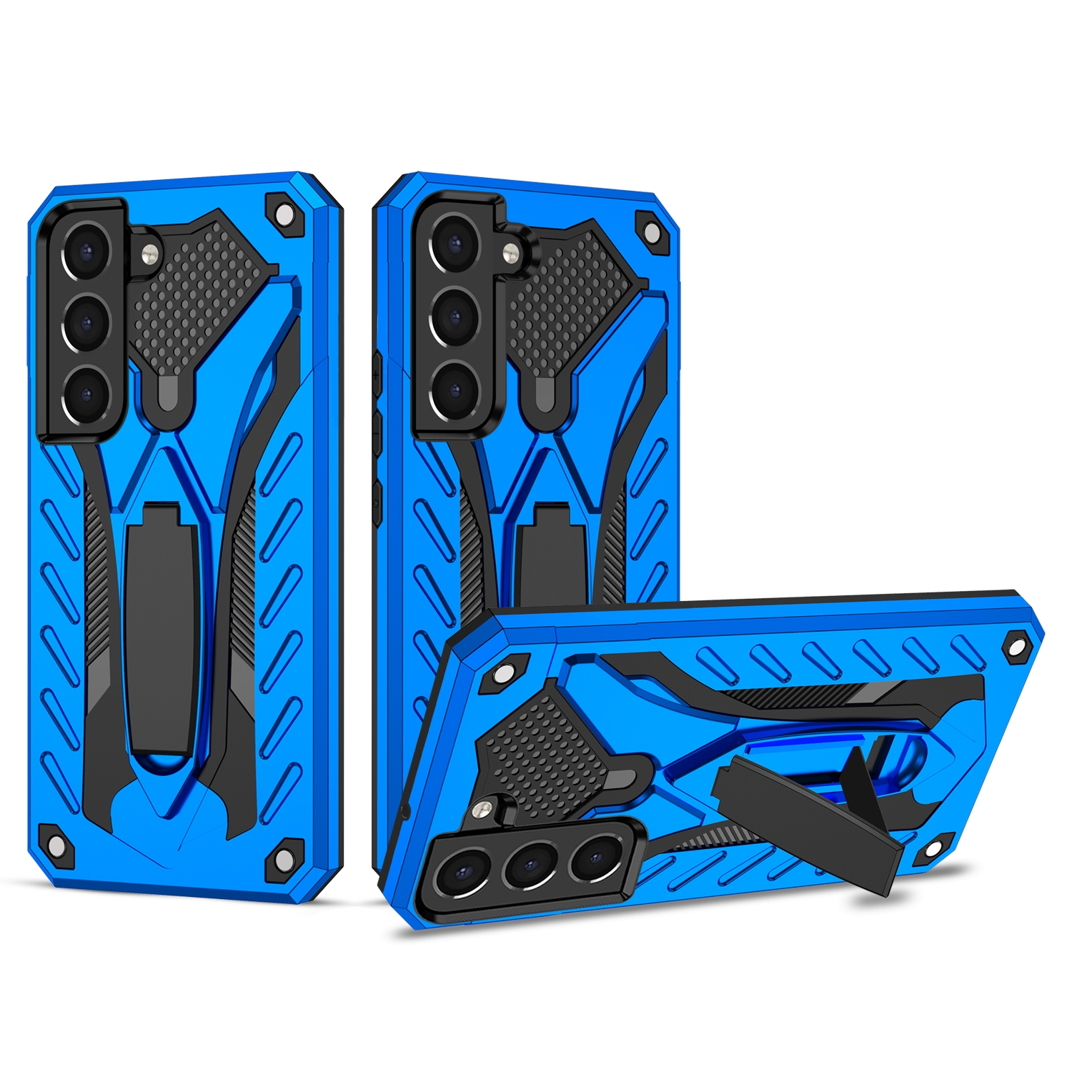 For Samsung Galaxy S22 5G Shockproof TPU + PC Phone Case(Blue) For Samsung Galaxy S22 5G Shockproof TPU + PC Phone Case(Blue)