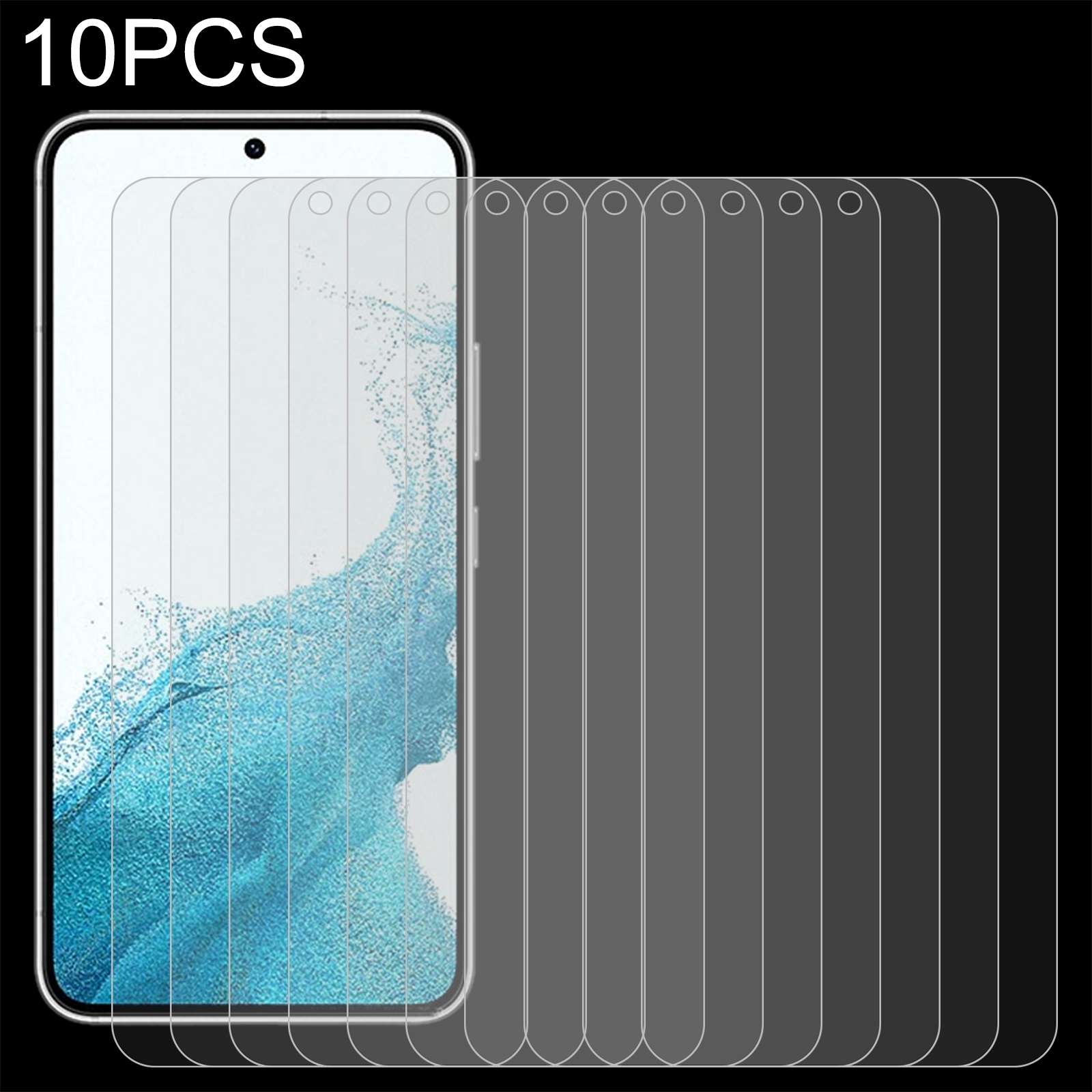For Samsung Galaxy S22 5G 10pcs 0.26mm 9H 2.5D Tempered Glass Film, Fingerprint Unlocking Is Not Supported For Samsung Galaxy S22 5G 10pcs 0.26mm 9H 2.5D Tempered Glass Film, Fingerprint Unlocking Is Not Supported