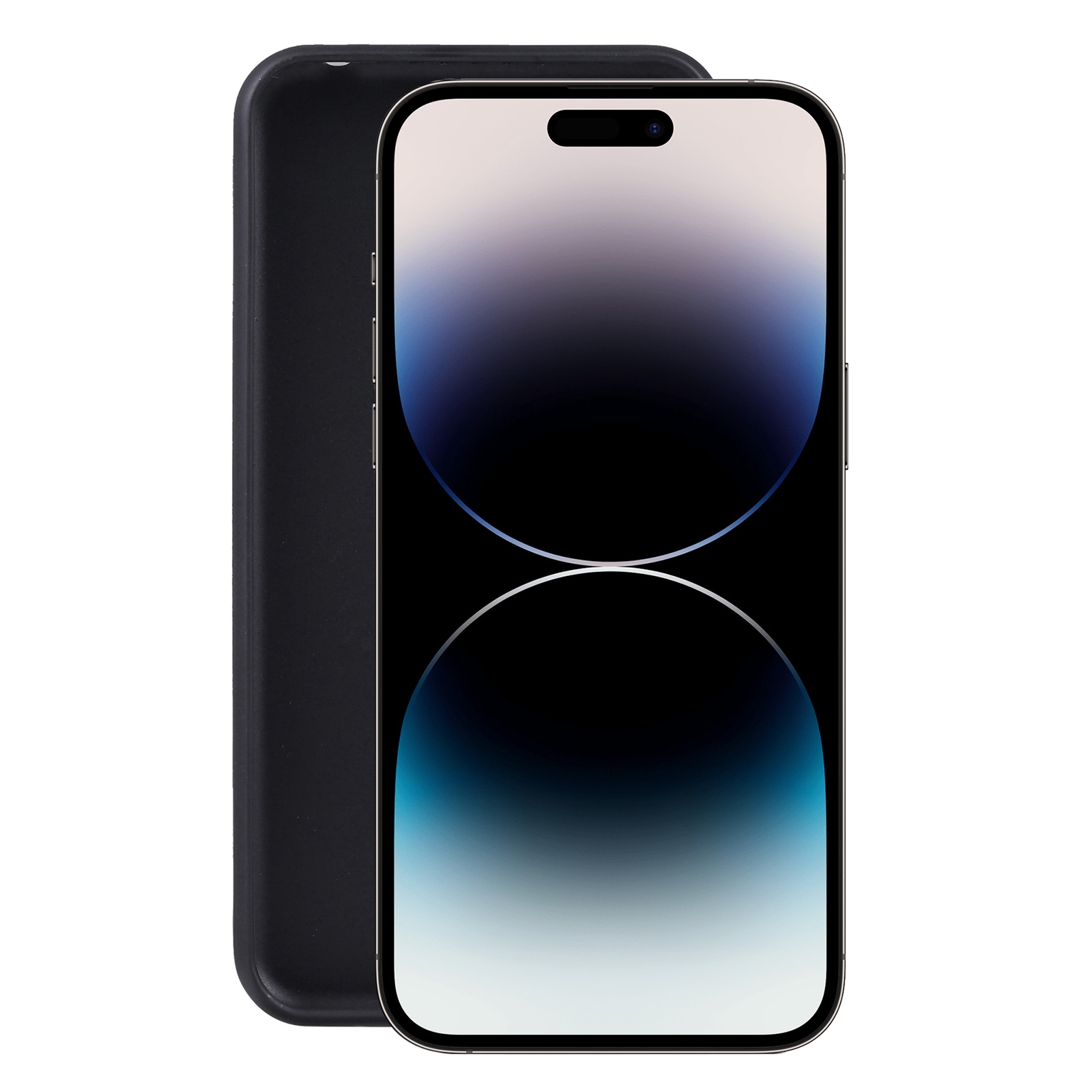 For iPhone 14 Pro TPU Phone Case(Black) For iPhone 14 Pro TPU Phone Case(Black)