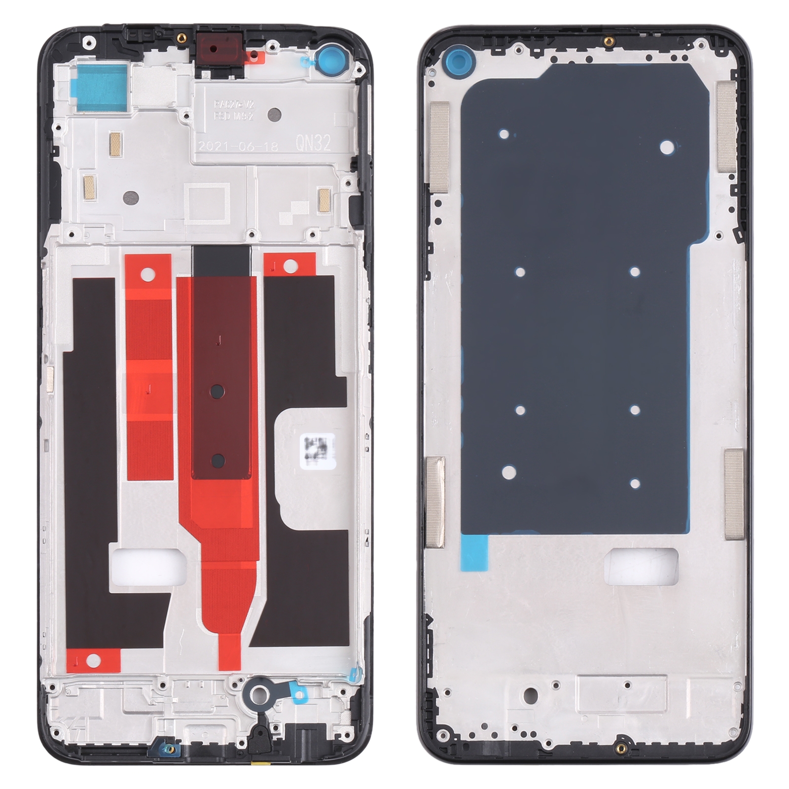 For OPPO K9X PGCM10 Front Housing LCD Frame Bezel Plate