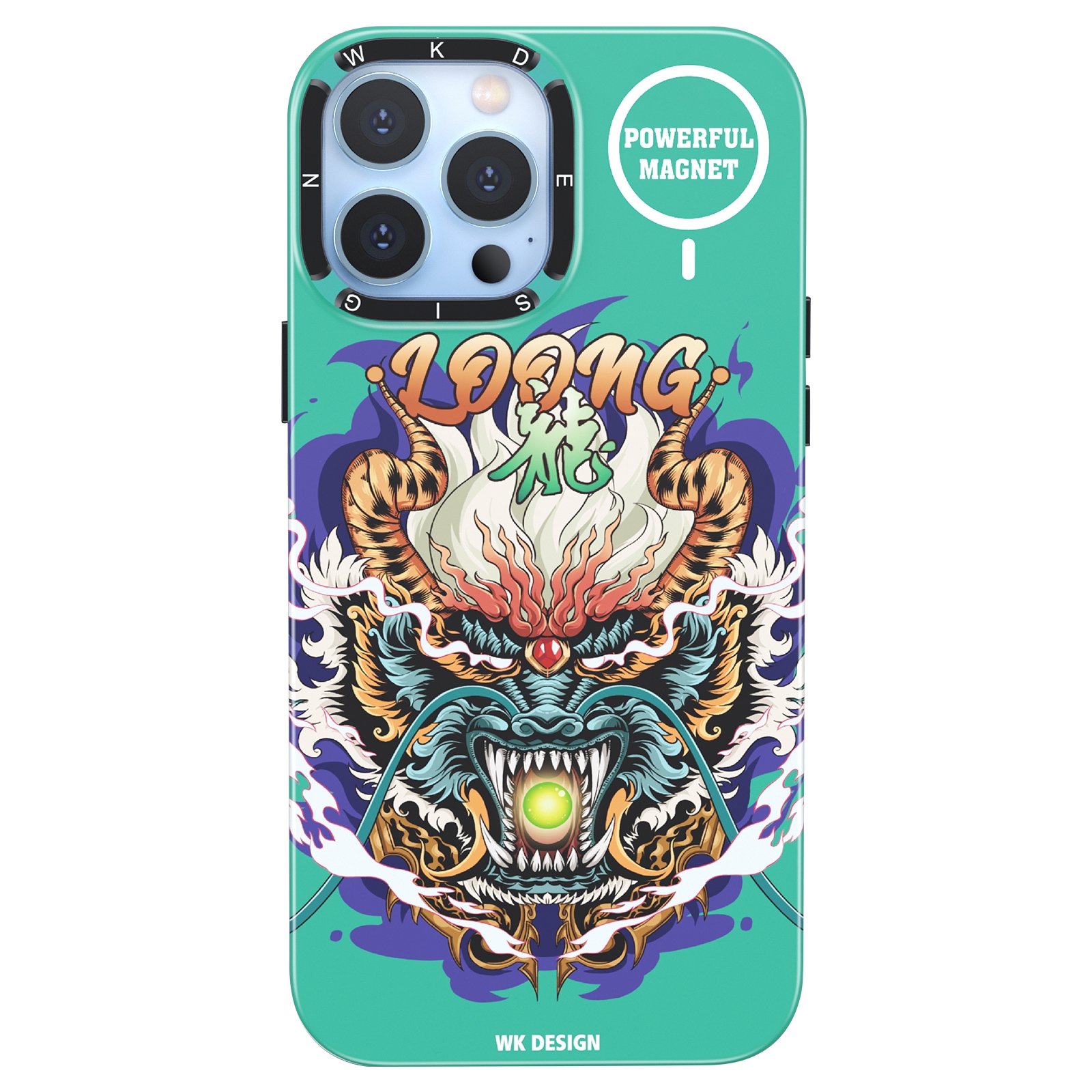 For iPhone 13 Pro Max WK WPC-019 Gorillas Series Cool Magnetic Phone Case (WGM-001) For iPhone 13 Pro Max WK WPC-019 Gorillas Series Cool Magnetic Phone Case (WGM-001)