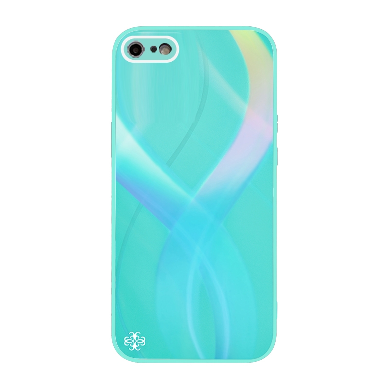For iPhone SE 2022 / SE 2020 / 8 / 7 Cross S Texture TPU + Tempered Glass Phone Case(Cyan-blue) For iPhone SE 2022 / SE 2020 / 8 / 7 Cross S Texture TPU + Tempered Glass Phone Case(Cyan-blue)