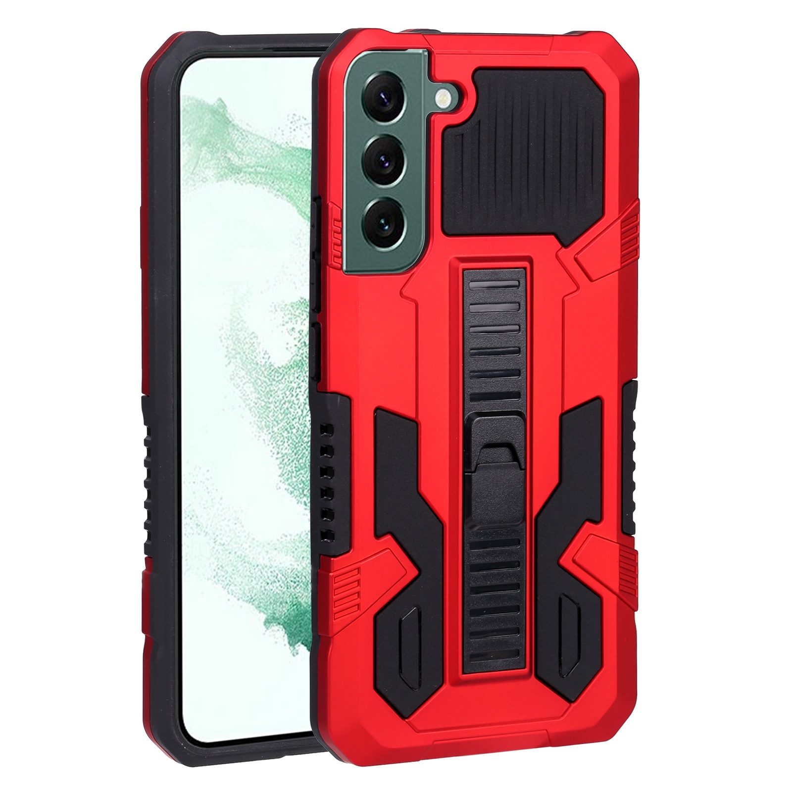 For Samsung Galaxy S22+ 5G All Inclusive Double-color TPU + PC Phone Case(Red) For Samsung Galaxy S22+ 5G All Inclusive Double-color TPU + PC Phone Case(Red)
