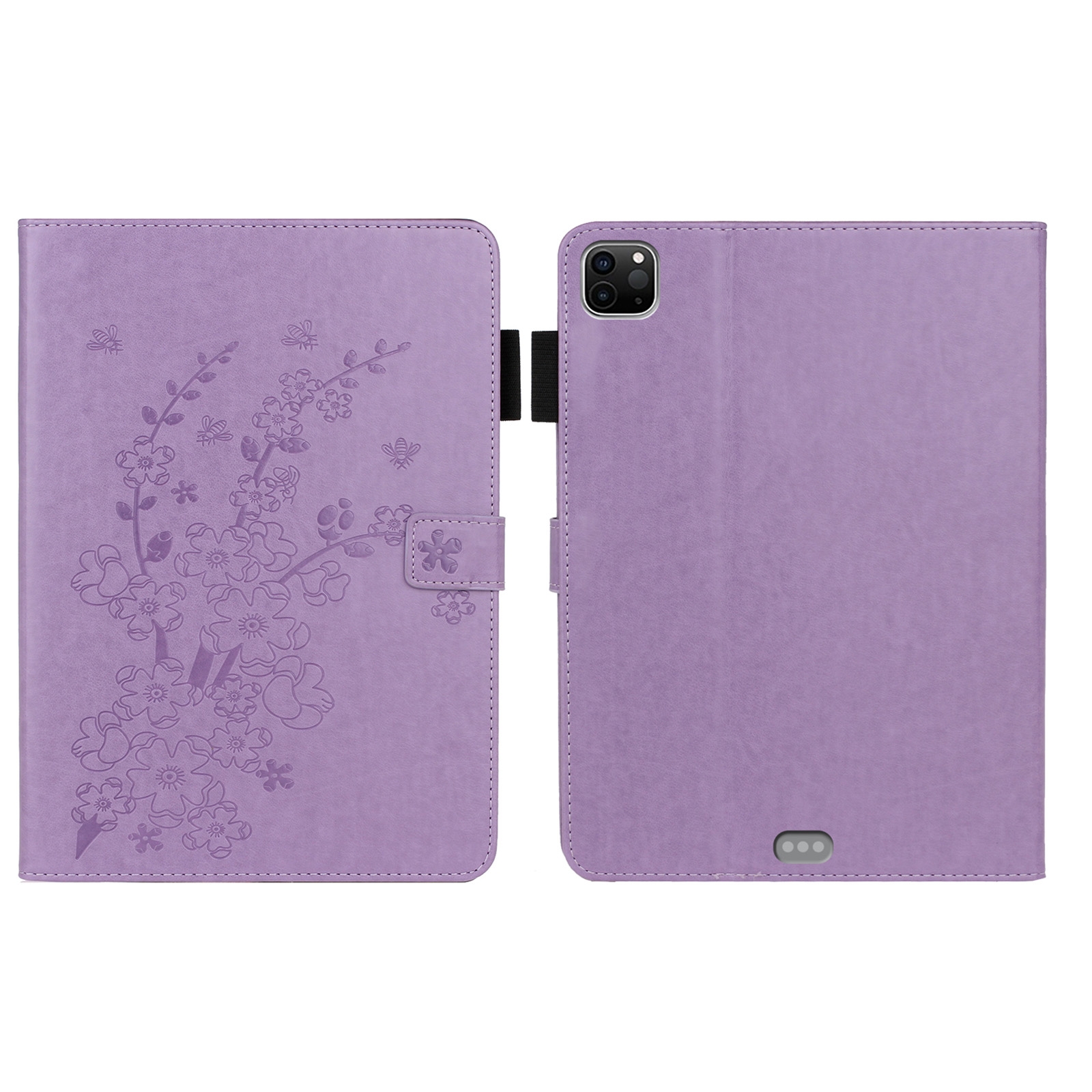 For iPad Pro 11 inch 2020 / 2018 Embossed Plum Bossom Pattern Smart Leather Tablet Case(Purple) For iPad Pro 11 inch 2020 / 2018 Embossed Plum Bossom Pattern Smart Leather Tablet Case(Purple)
