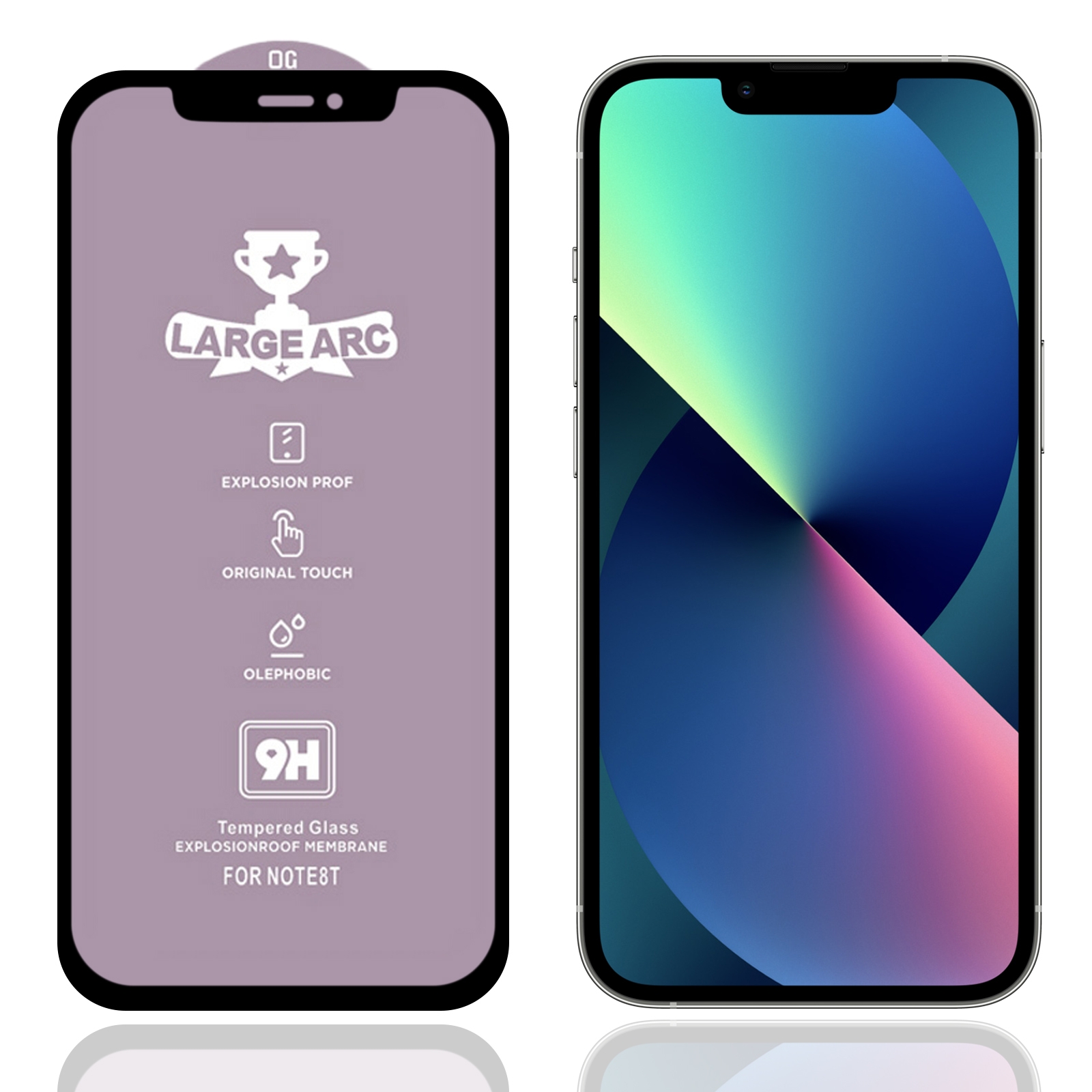 For iPhone 13 mini 9H HD Alumina Tempered Glass Film For iPhone 13 mini 9H HD Alumina Tempered Glass Film