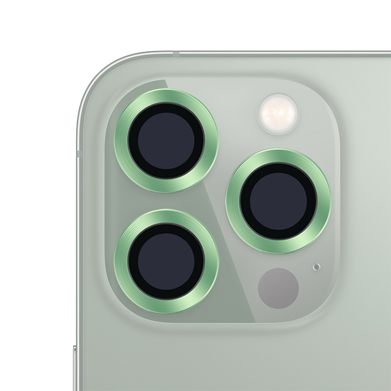 For iPhone 13 Pro / 13 Pro Max CD Texture Metal Lens Tempered Film (Grass Green) For iPhone 13 Pro / 13 Pro Max CD Texture Metal Lens Tempered Film (Grass Green)