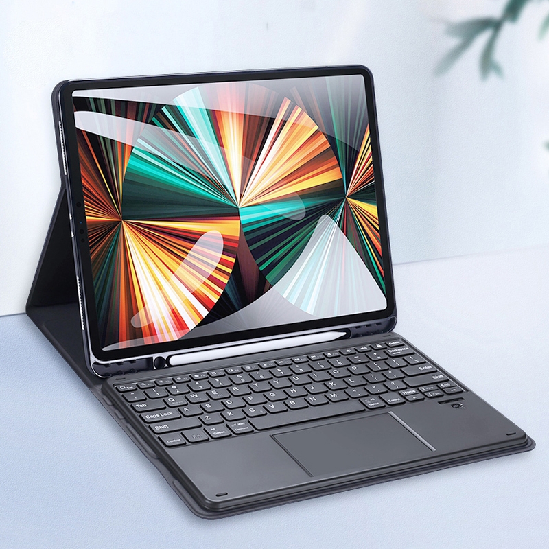 DUX DUCIS Bluetooth Keyboard Leather Case with Touchpad & Smart Sleep Function For iPad Pro 12.9 2020/2021/2022(Black) DUX DUCIS Bluetooth Keyboard Leather Case with Touchpad & Smart Sleep Function For iPad Pro 12.9 2020/2021/2022(Black)