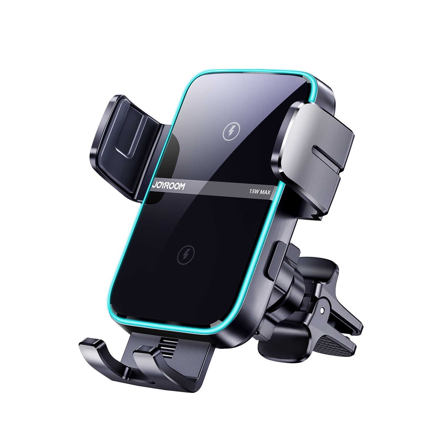 JOYROOM JR-ZS246 Car Air Vent Dual-Coil Wireless Charger Holder(Black) JOYROOM JR-ZS246 Car Air Vent Dual-Coil Wireless Charger Holder(Black)