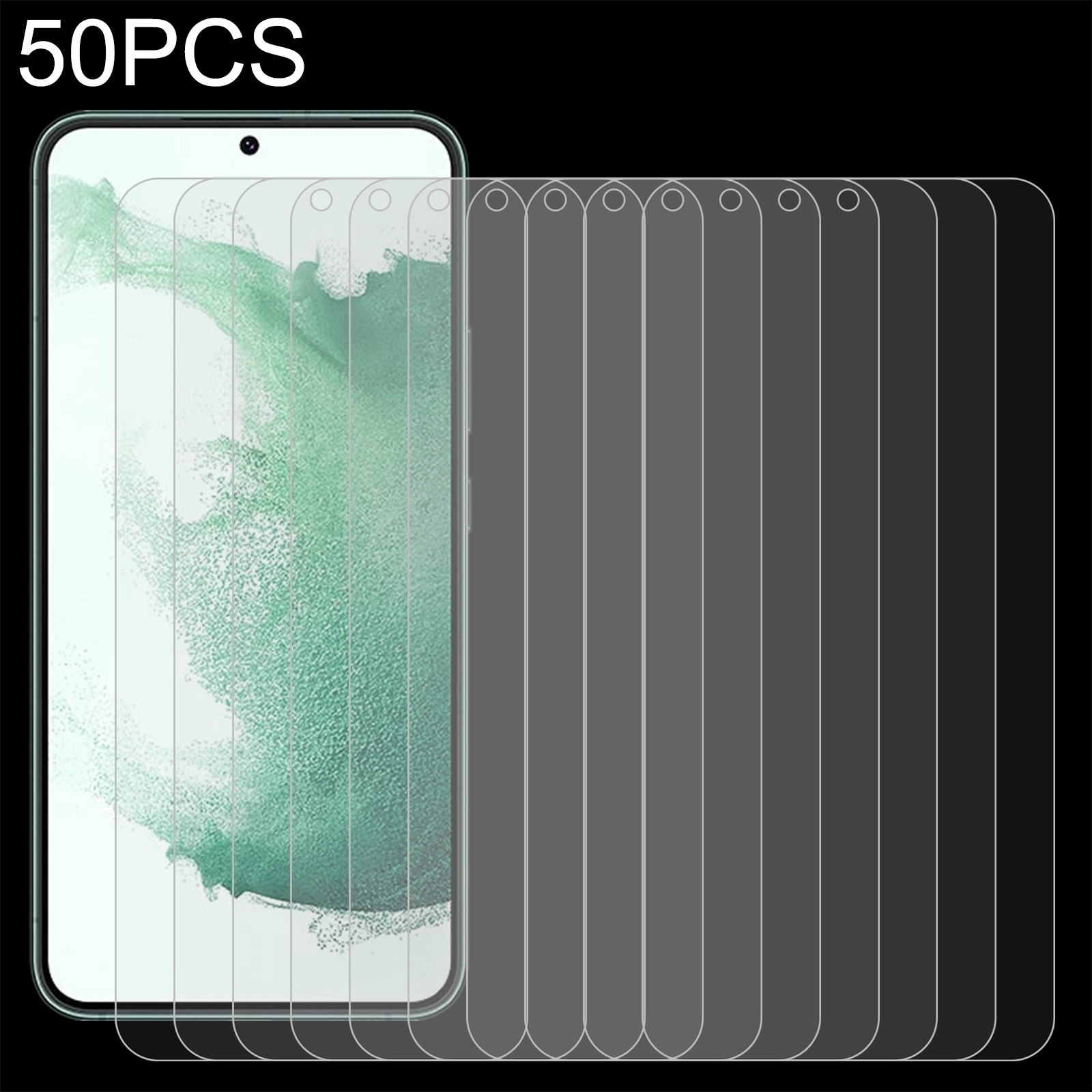 50 PCS 0.18mm 9H 2.5D Tempered Glass Fingerprint Unlock Film For Samsung Galaxy S22+ 5G 50 PCS 0.18mm 9H 2.5D Tempered Glass Fingerprint Unlock Film For Samsung Galaxy S22+ 5G