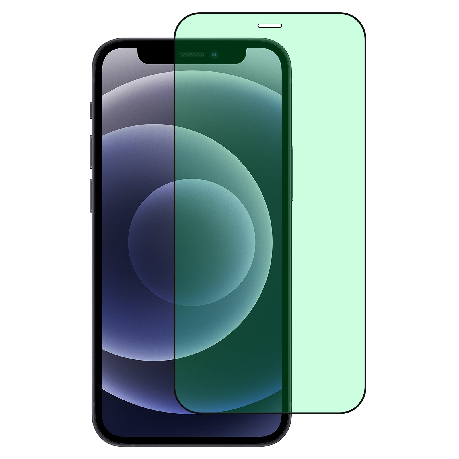 For iPhone 12 mini Green Light Eye Protection Tempered Glass Film For iPhone 12 mini Green Light Eye Protection Tempered Glass Film