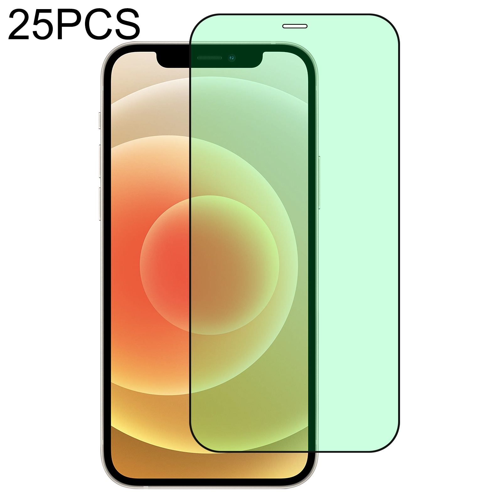 For iPhone 12 / 12 Pro 25pcs Green Light Eye Protection Tempered Glass Film For iPhone 12 / 12 Pro 25pcs Green Light Eye Protection Tempered Glass Film